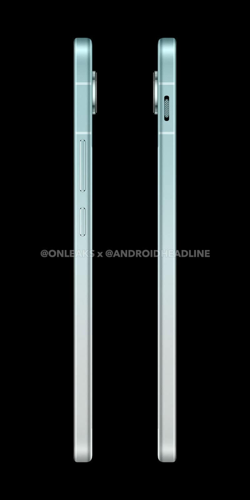 Leaked render of the OnePlus Nord 4 side view