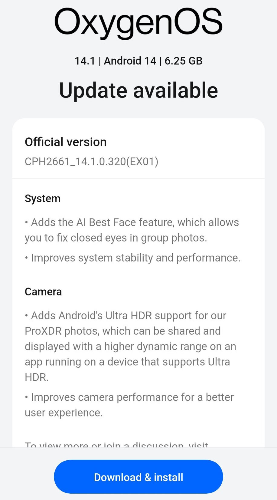 OnePlus Nord 4 first update 1