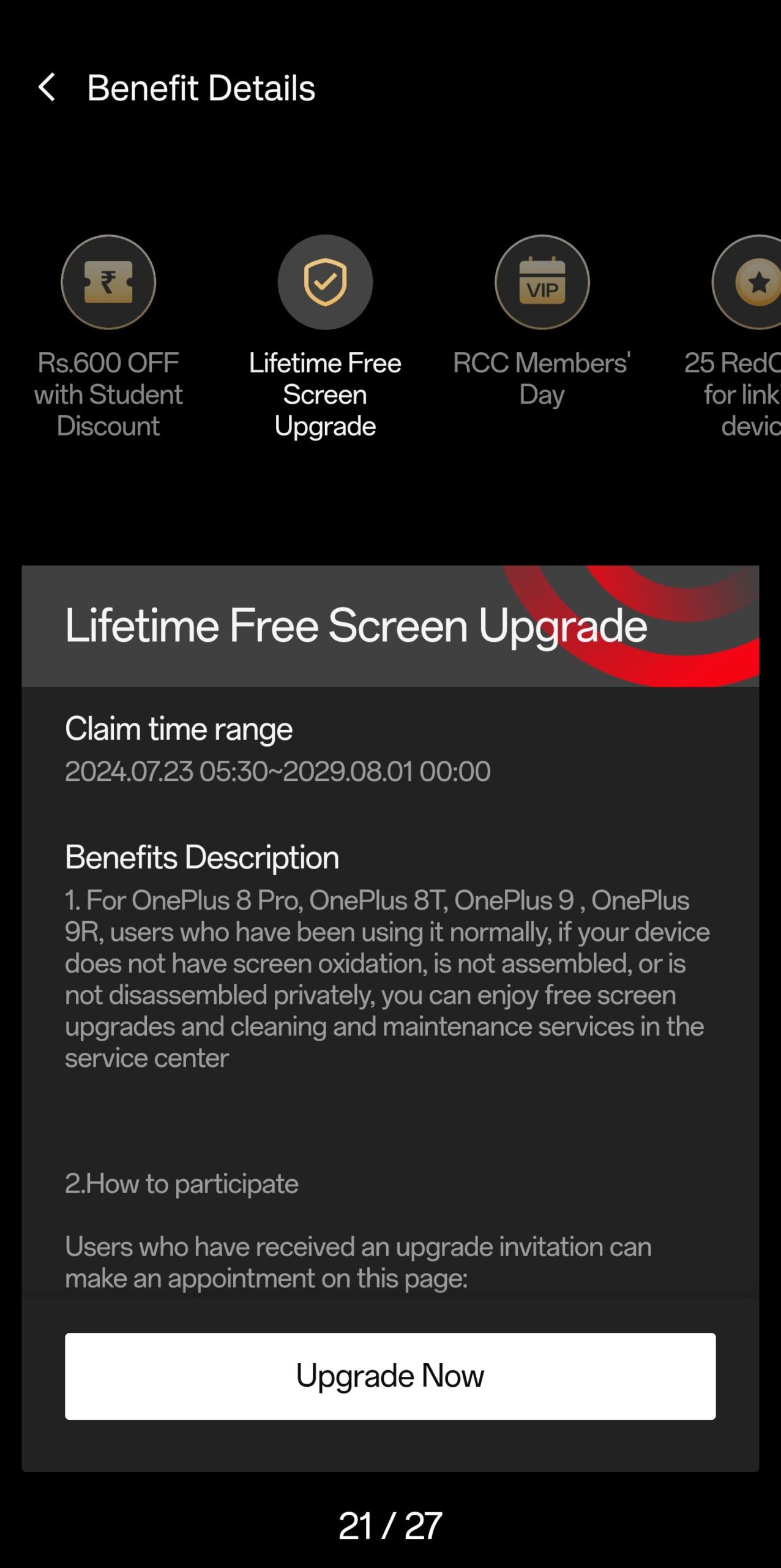 OnePlus Red Cable Club benefit