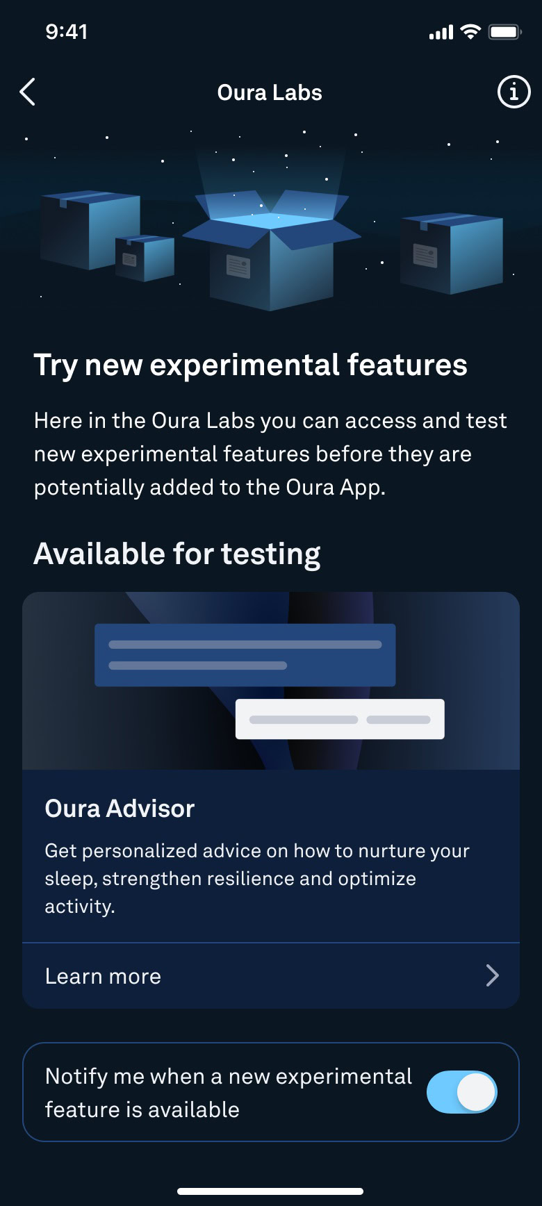 Oura Labs Oura Advisor 2