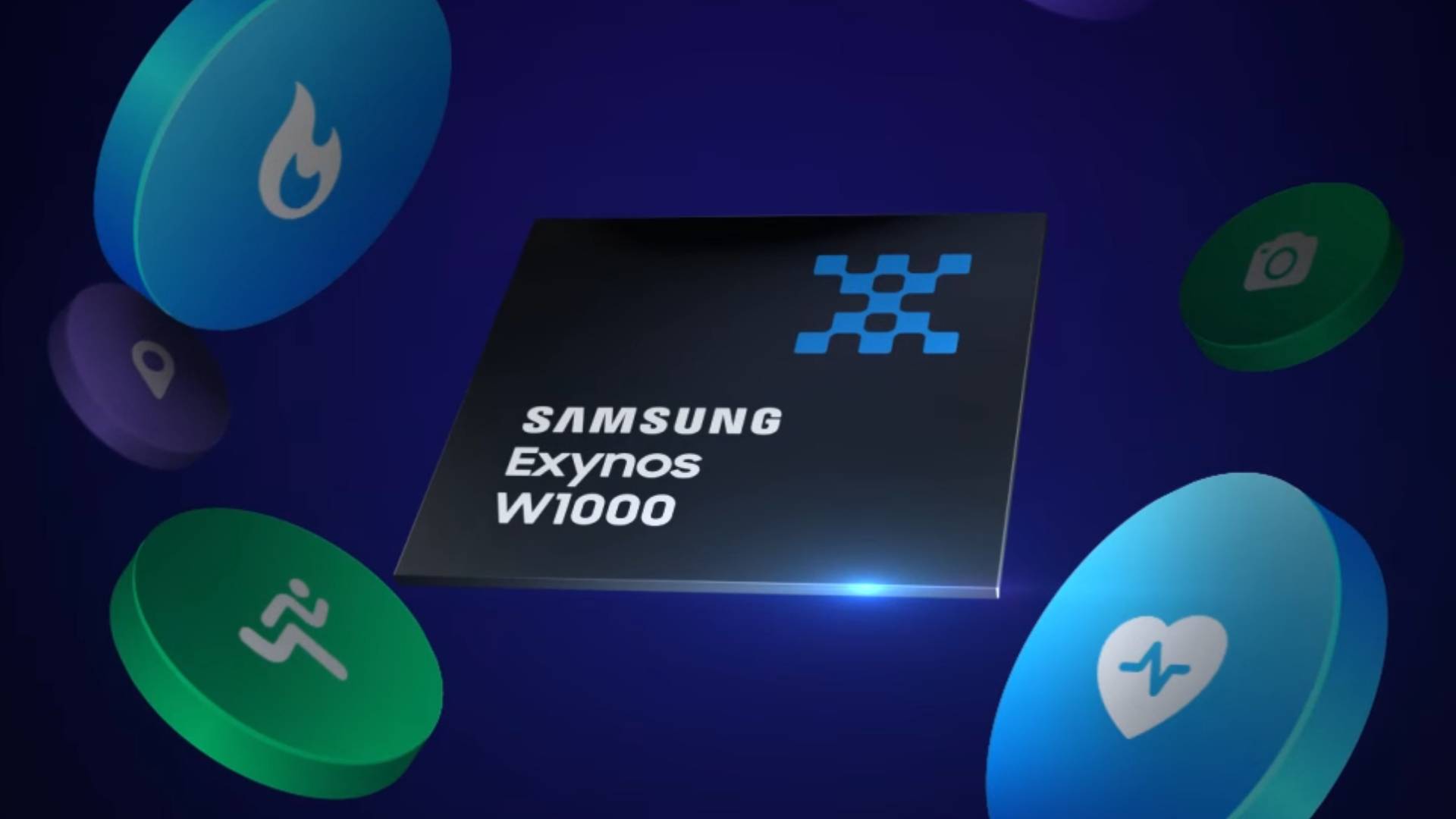 Official illustration of Samsung's W1000 chip.