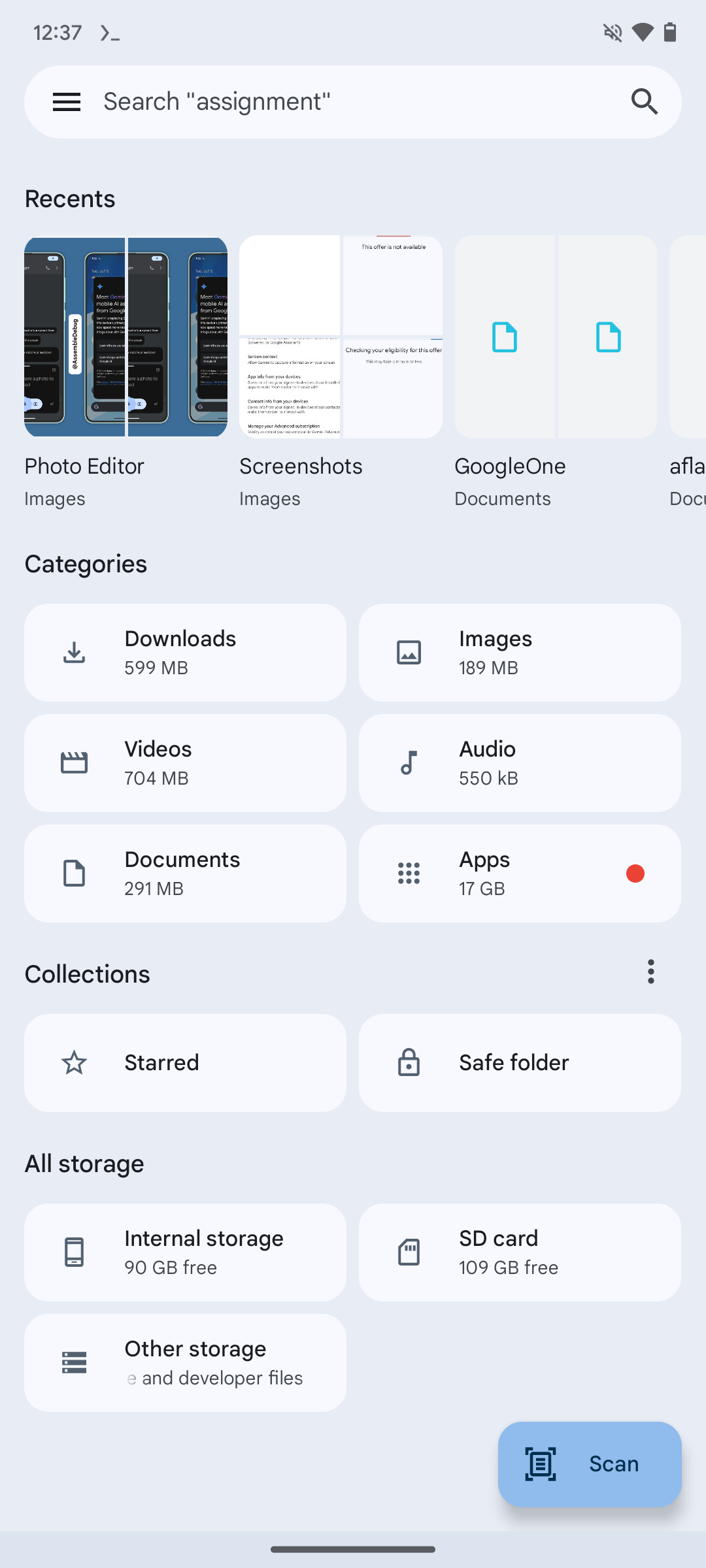 Новые функции в Files by Google: Сжатие файлов и коллекций булавок (APK Teardown).