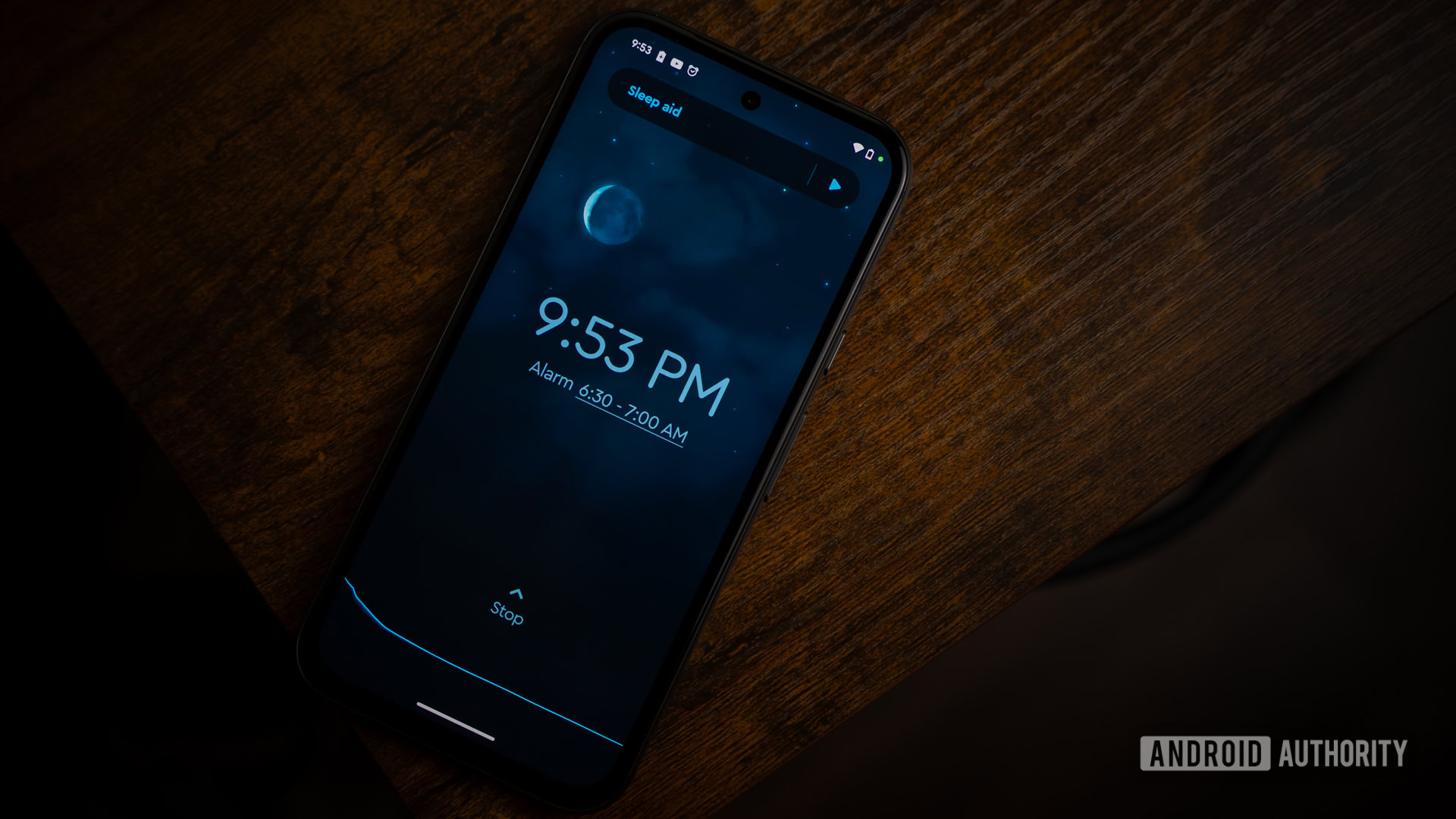 Sleep Cycle app on smartphone on bedside table (5)