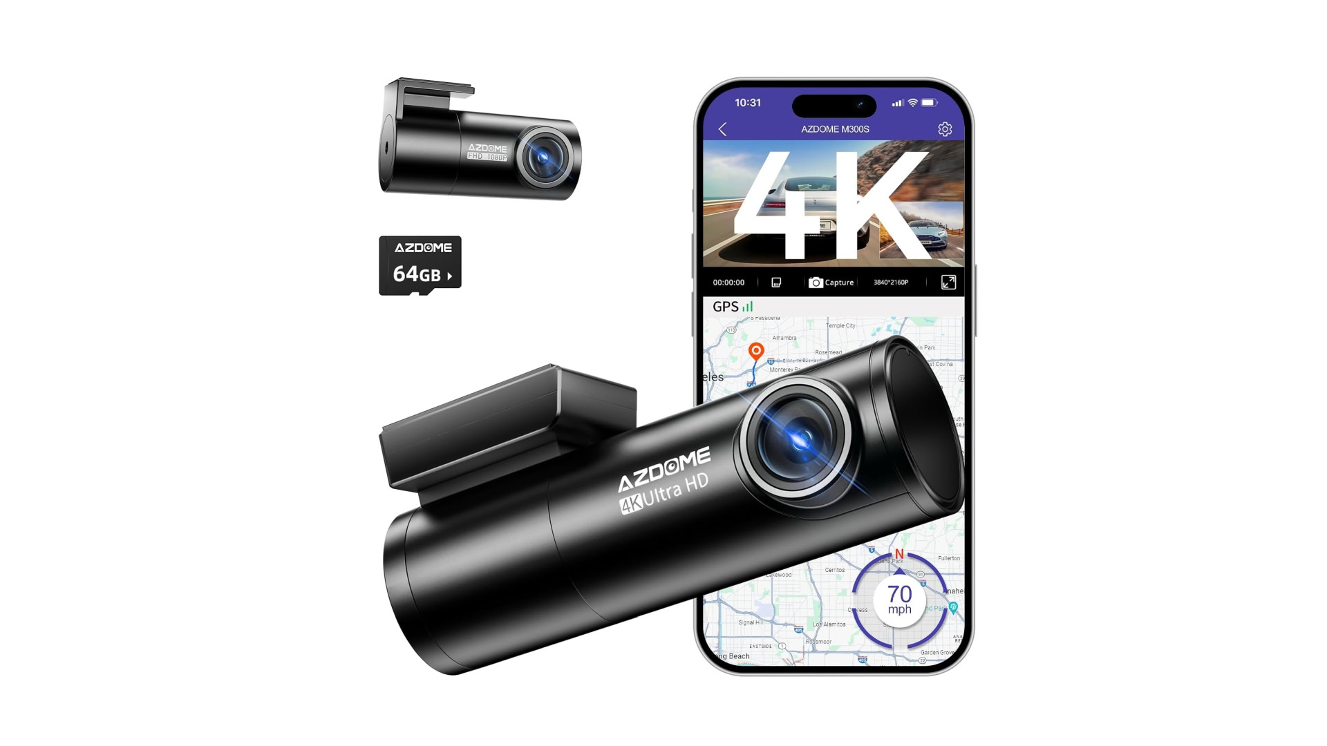 azdome m300s dash cam