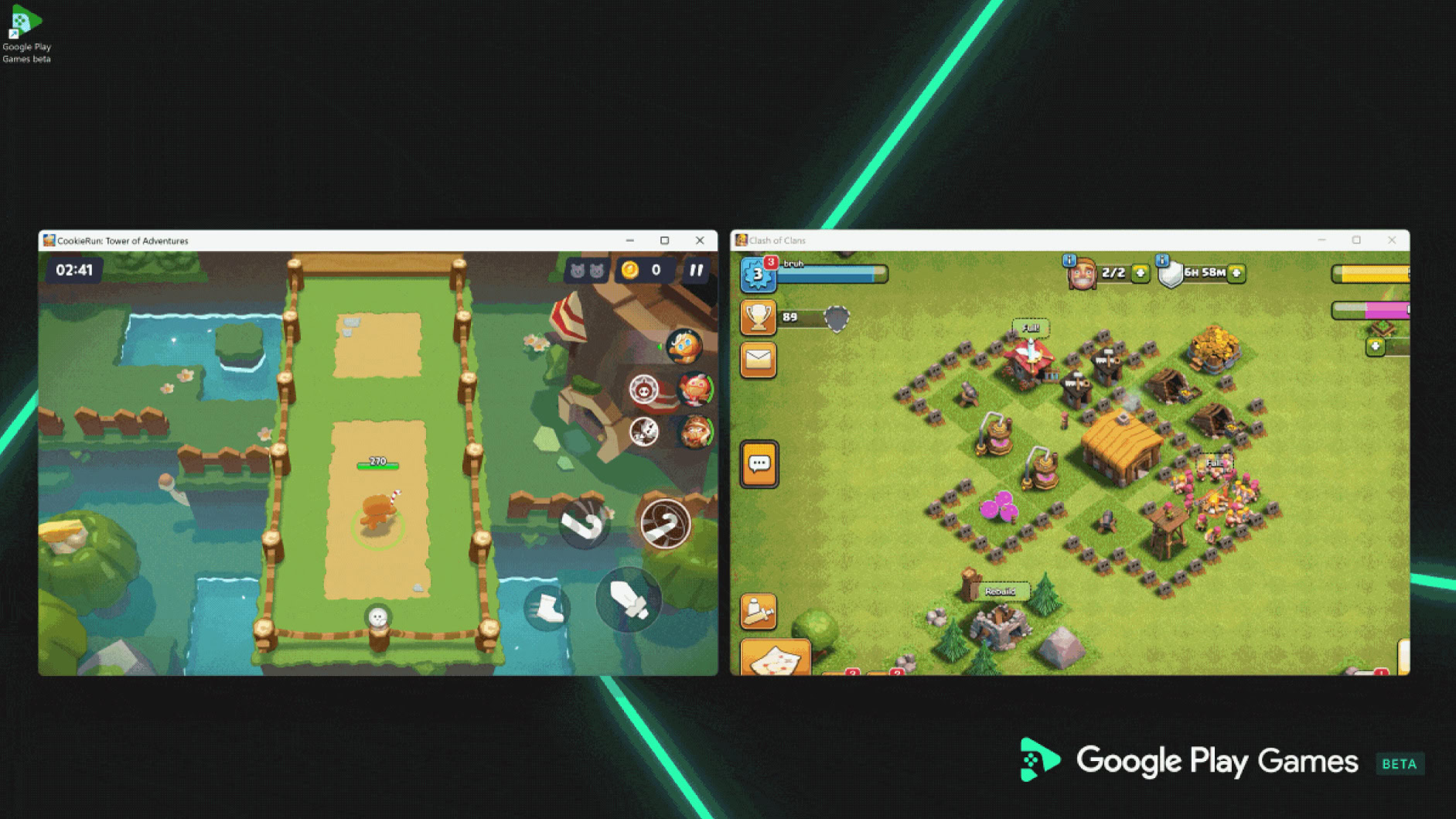 Google Play Games on PC doubles down with simultaneous gaming action