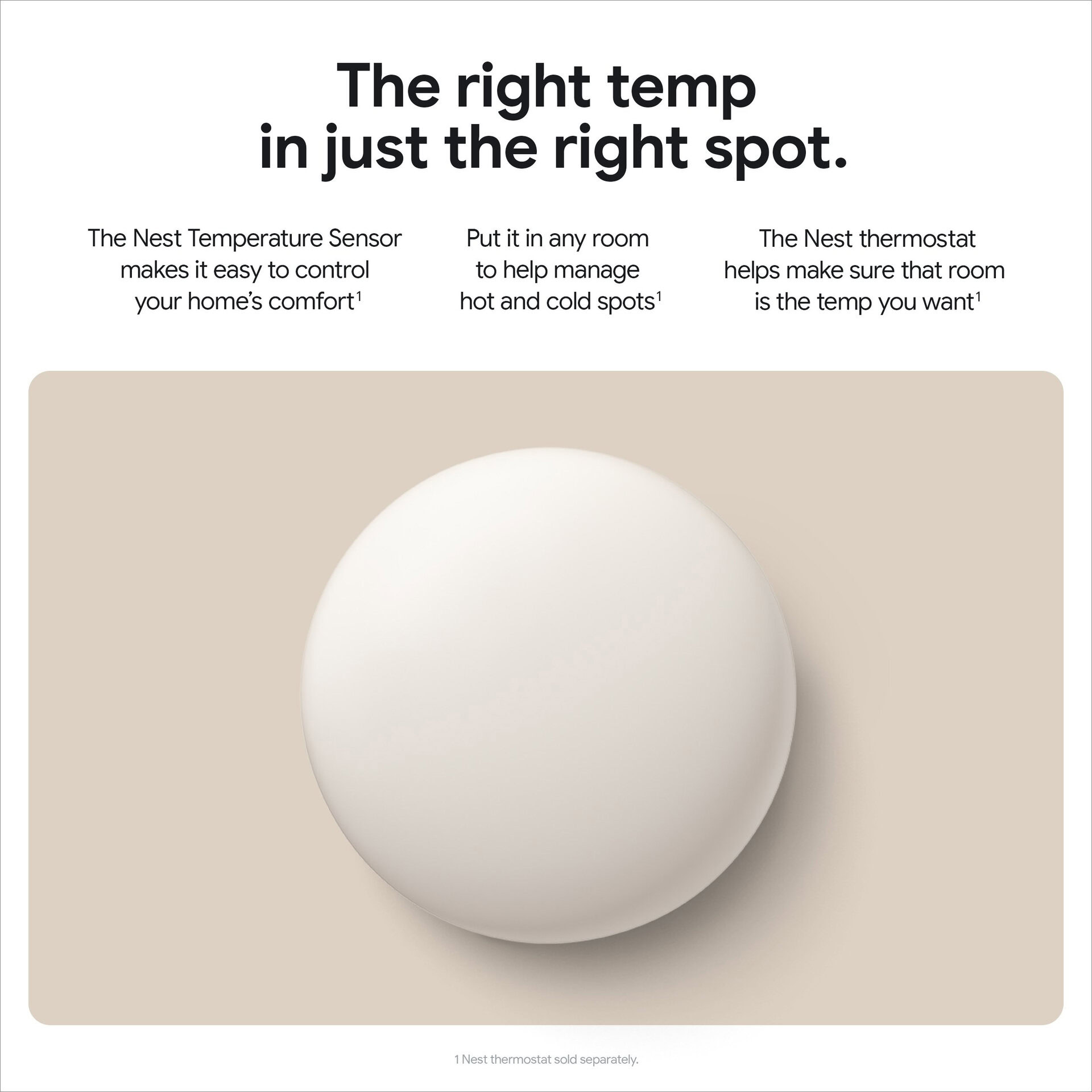 Leaked promo art of the Nest Temperature Sensor, 2nd gen