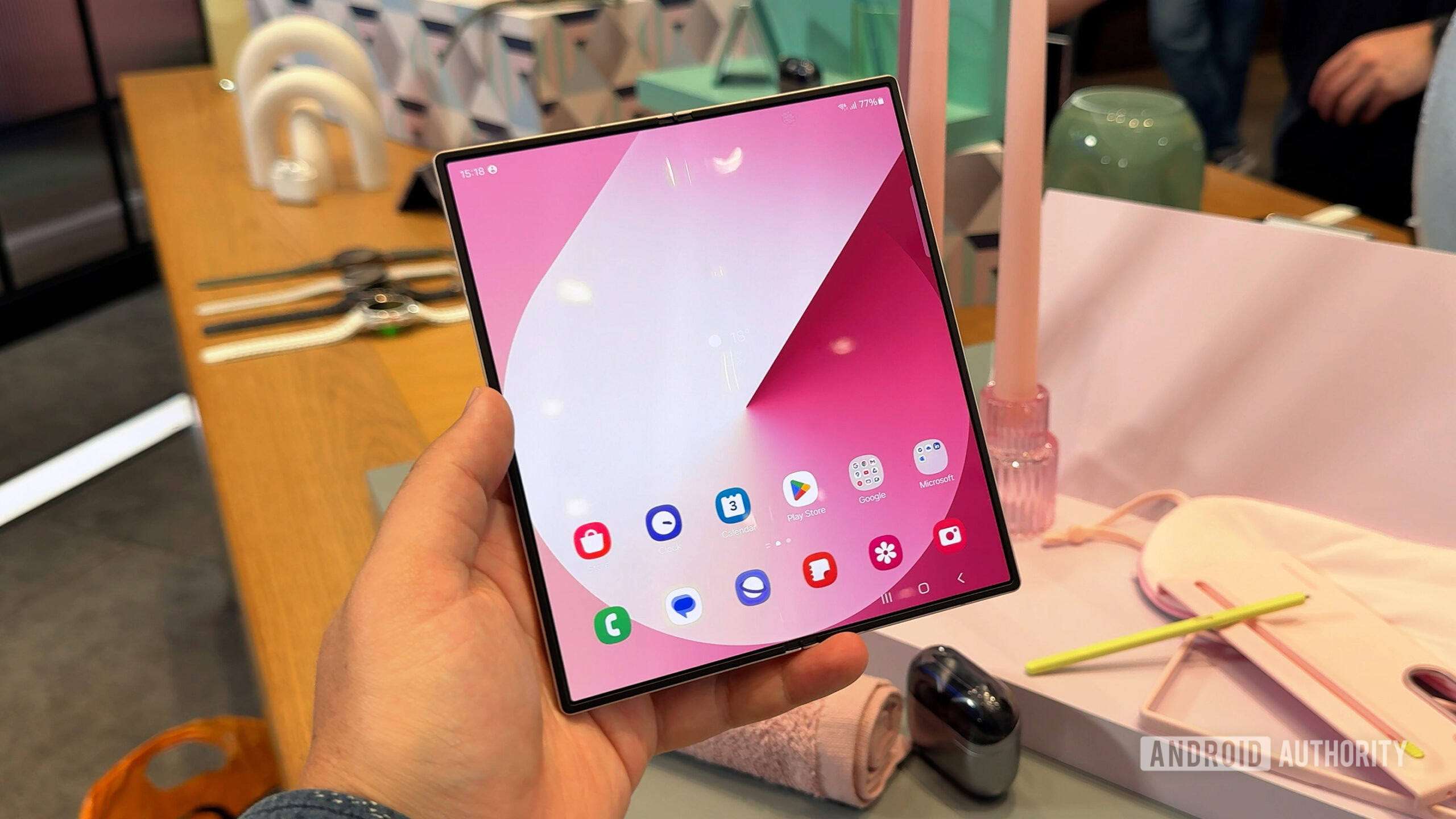 samsung galaxy z fold 6 hands on open handheld