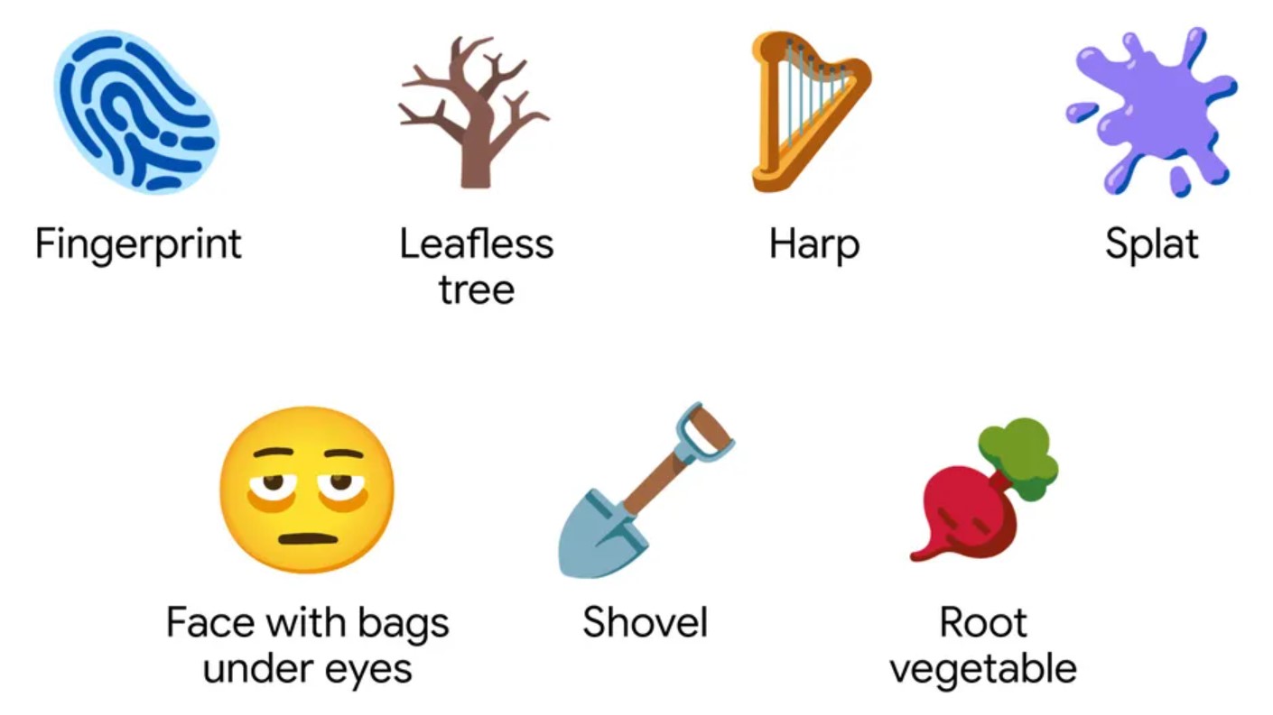 Seven new emoji debuting as part of Unicode 16.0