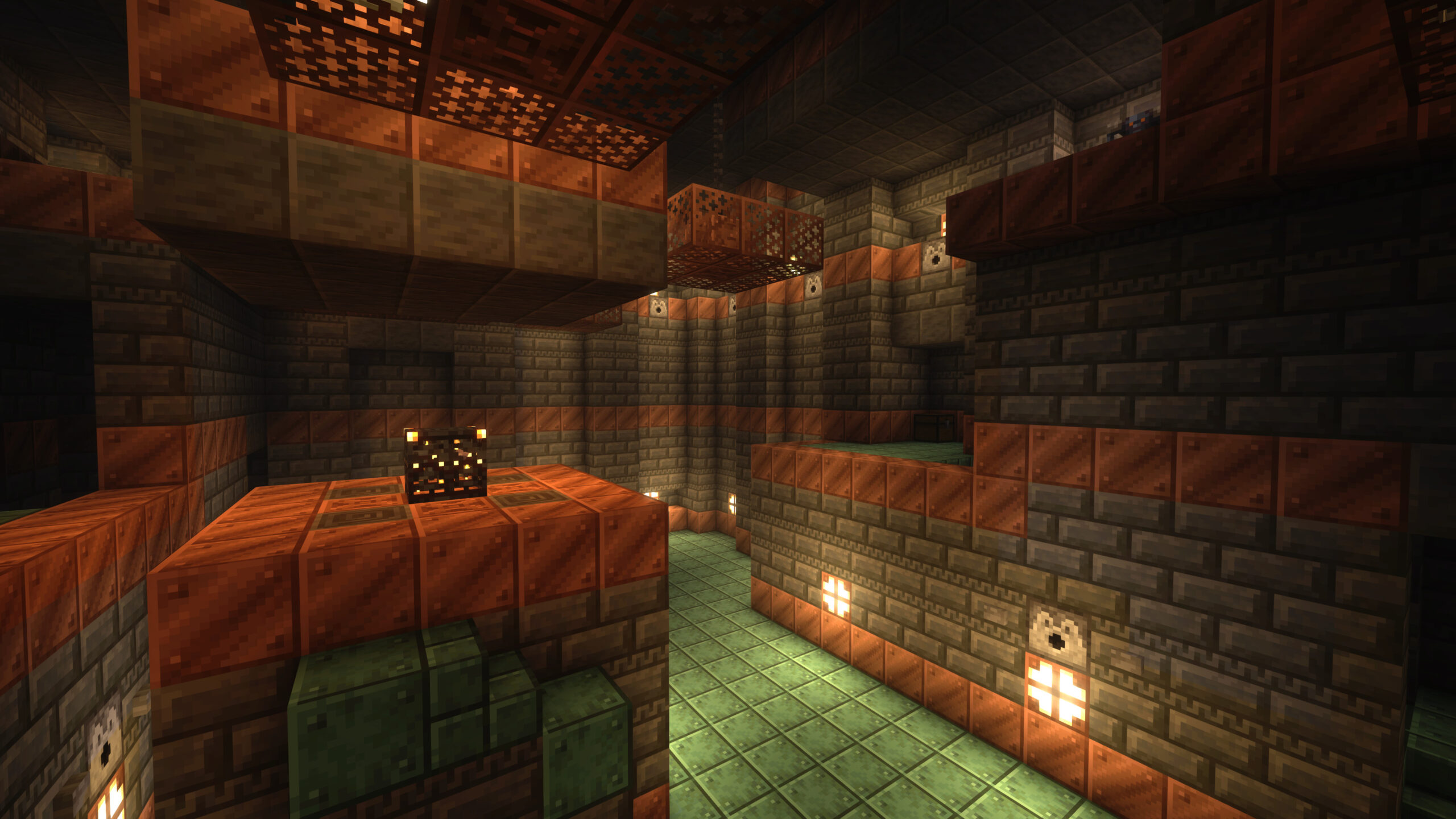 Minecraft trial chamber interior