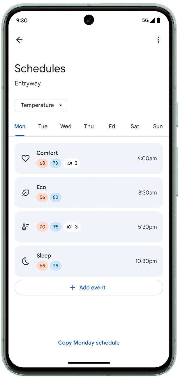 App Scheduling on Pixel 8