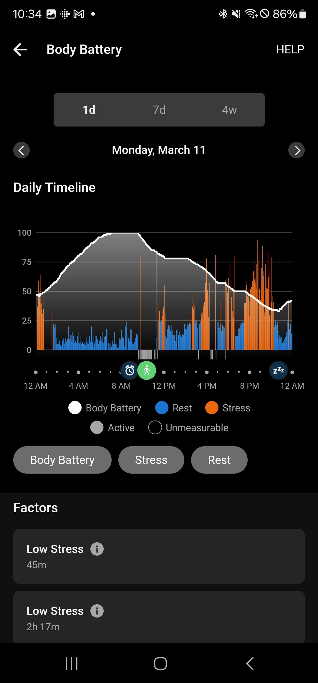 Garmin Body Battery 2