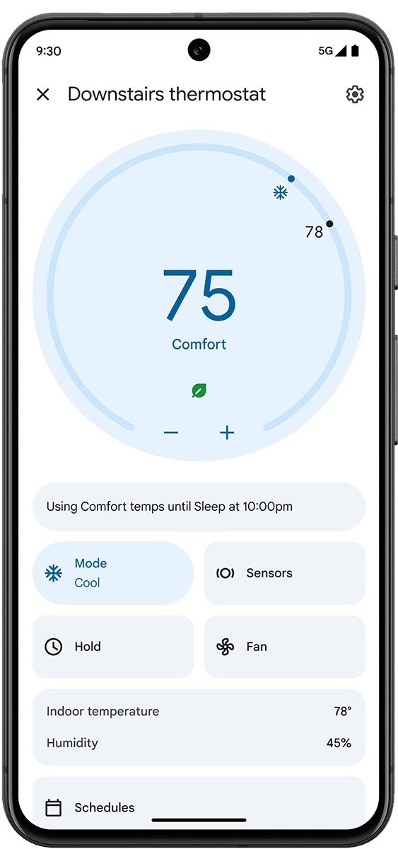 Google launches new Nest Thermostat that looks like a giant Pixel Watch