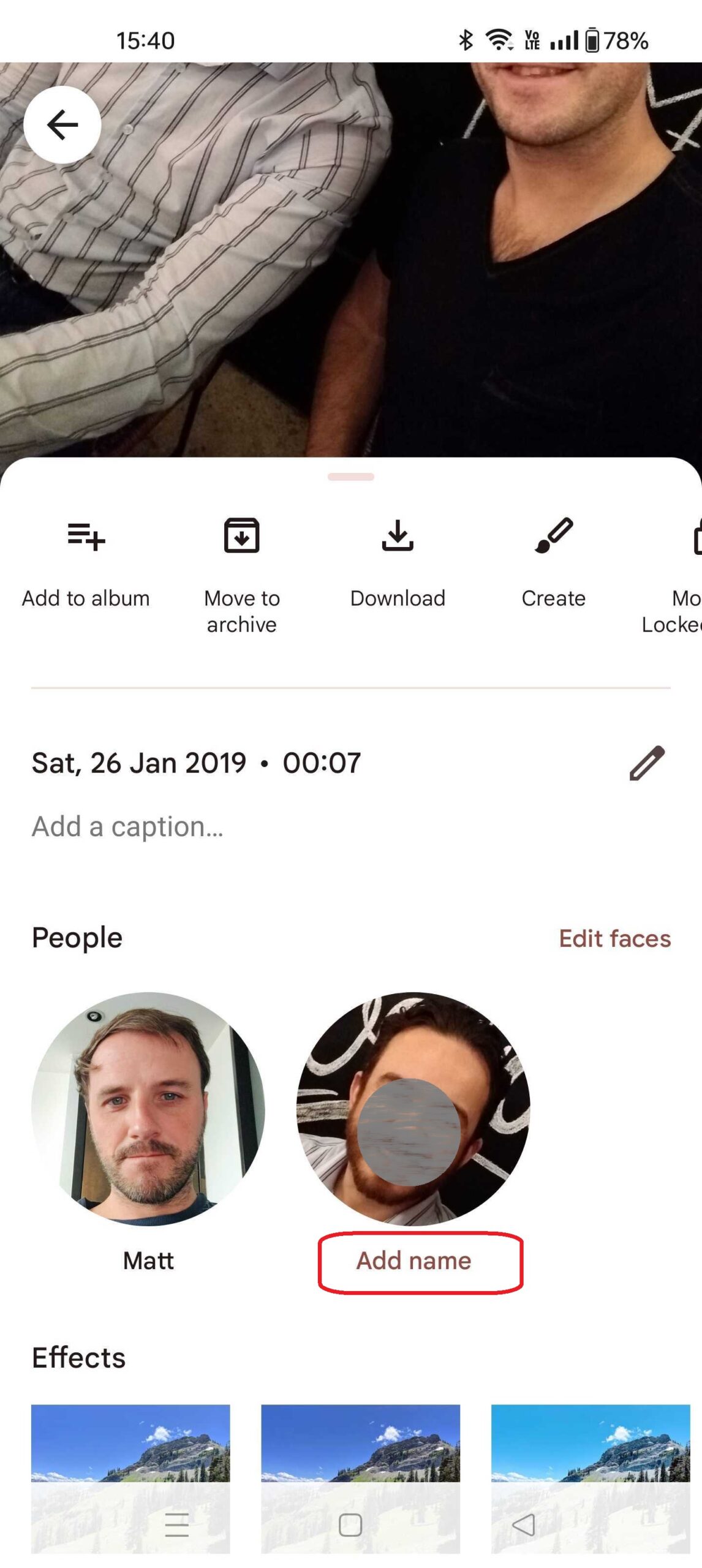 Google Photos Face Recognition 2