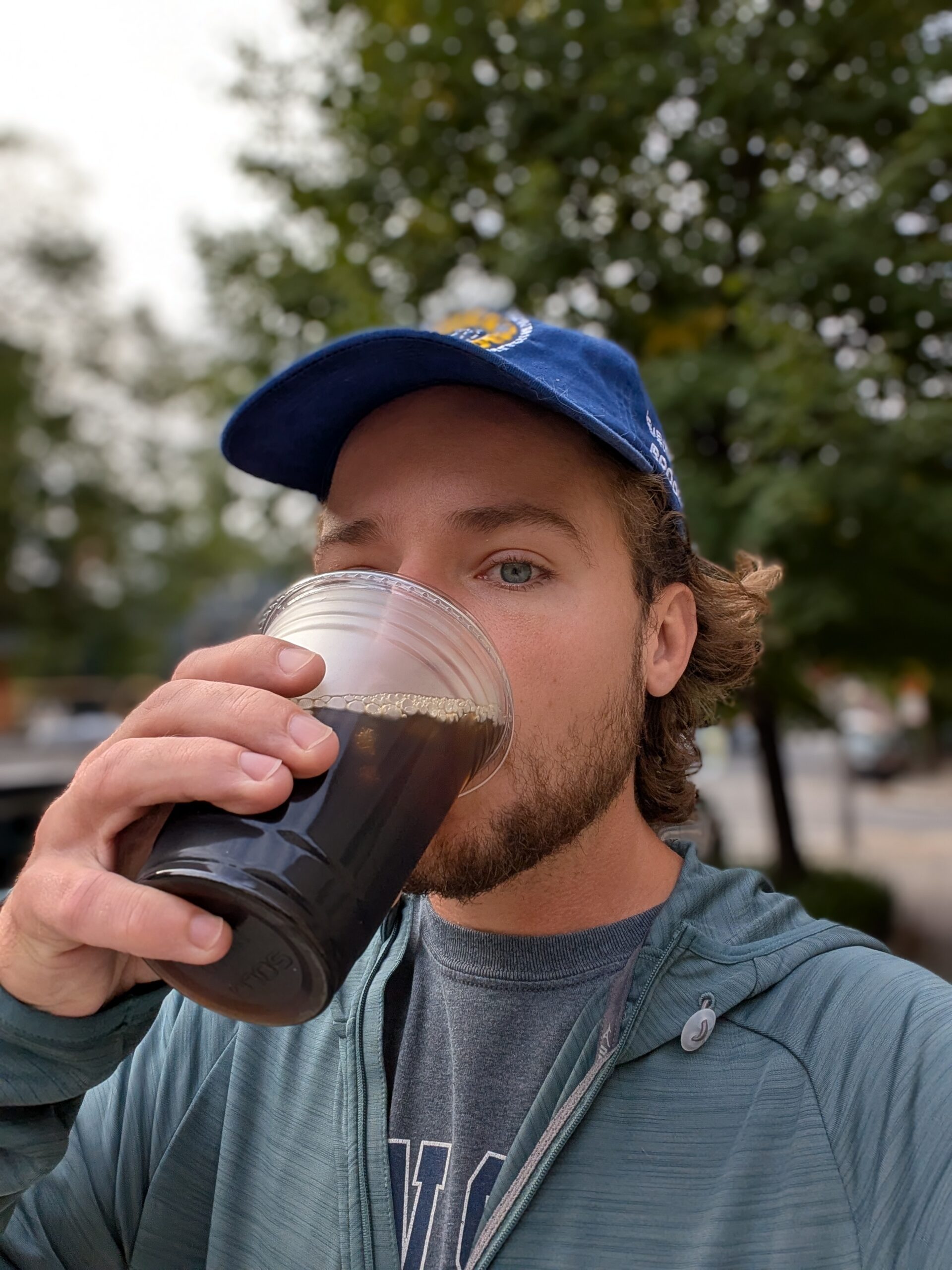 Google Pixel 9 Pro XL coffee portrait selfie