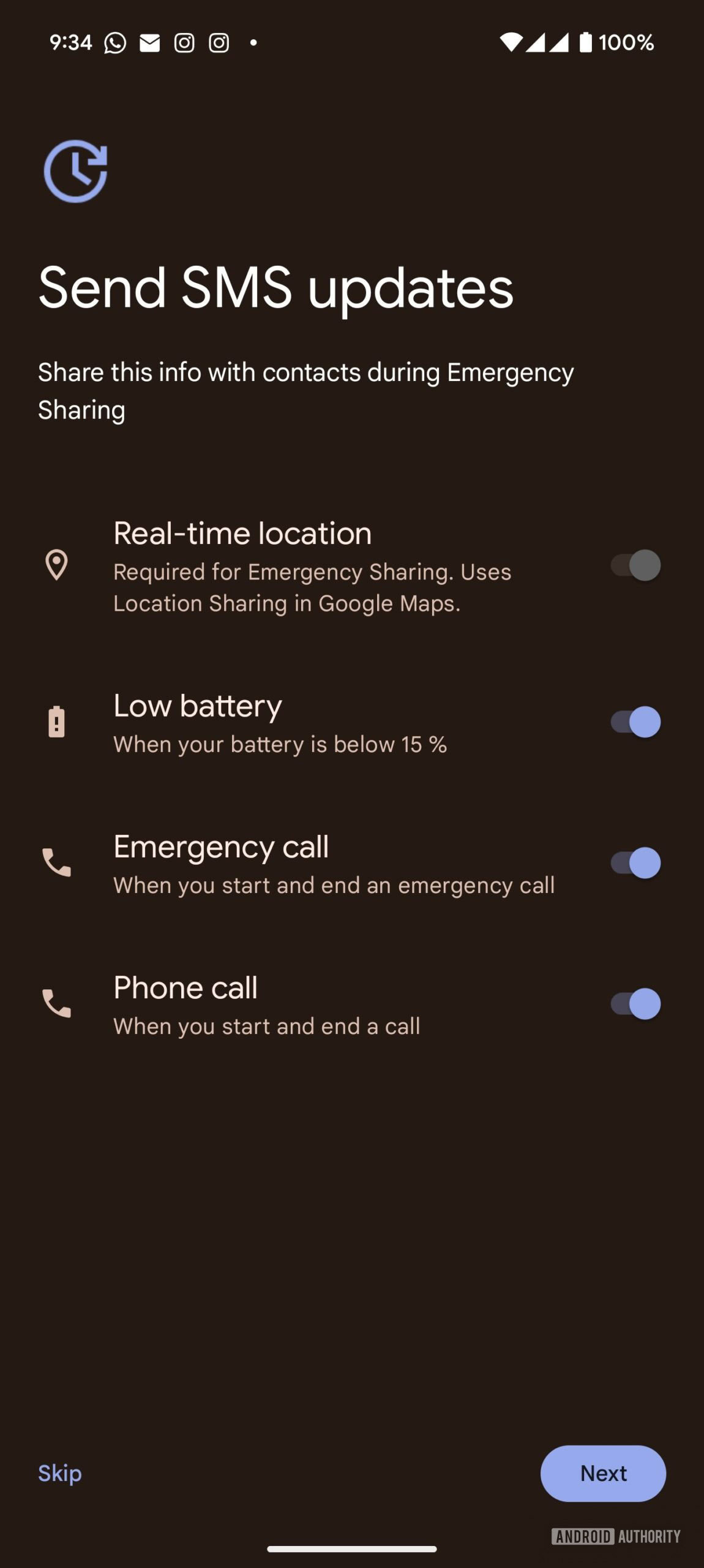 Google Pixel Pixel Safety Emergency Sharing (4)