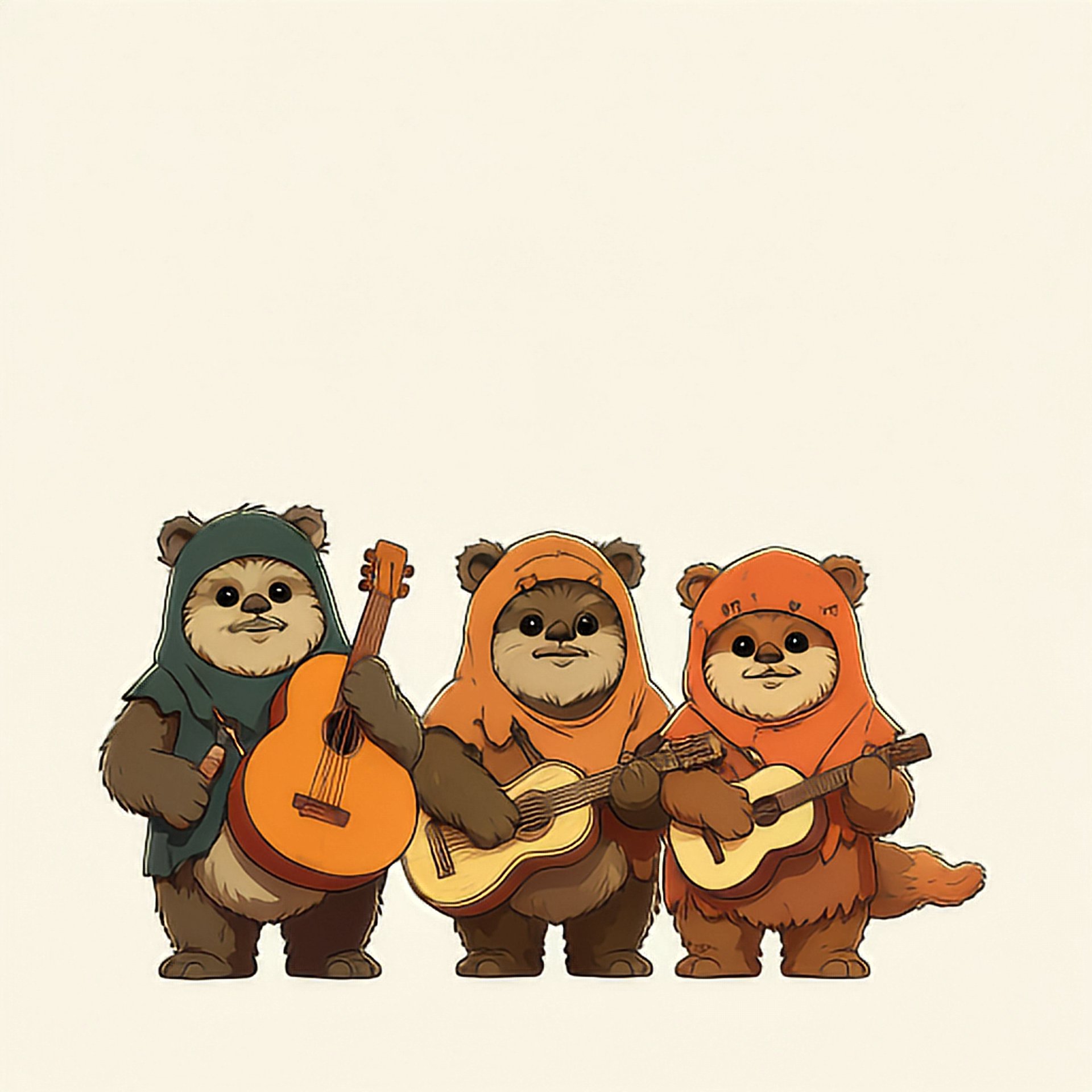 Google Pixel Studio ewok folk band