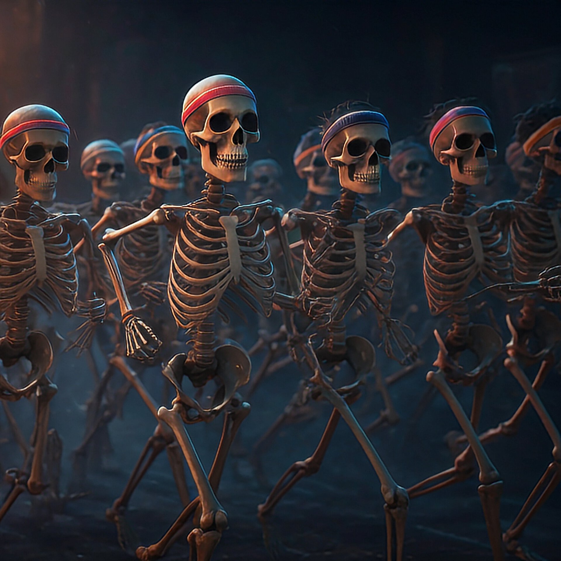 Google Pixel Studio skeleton run club