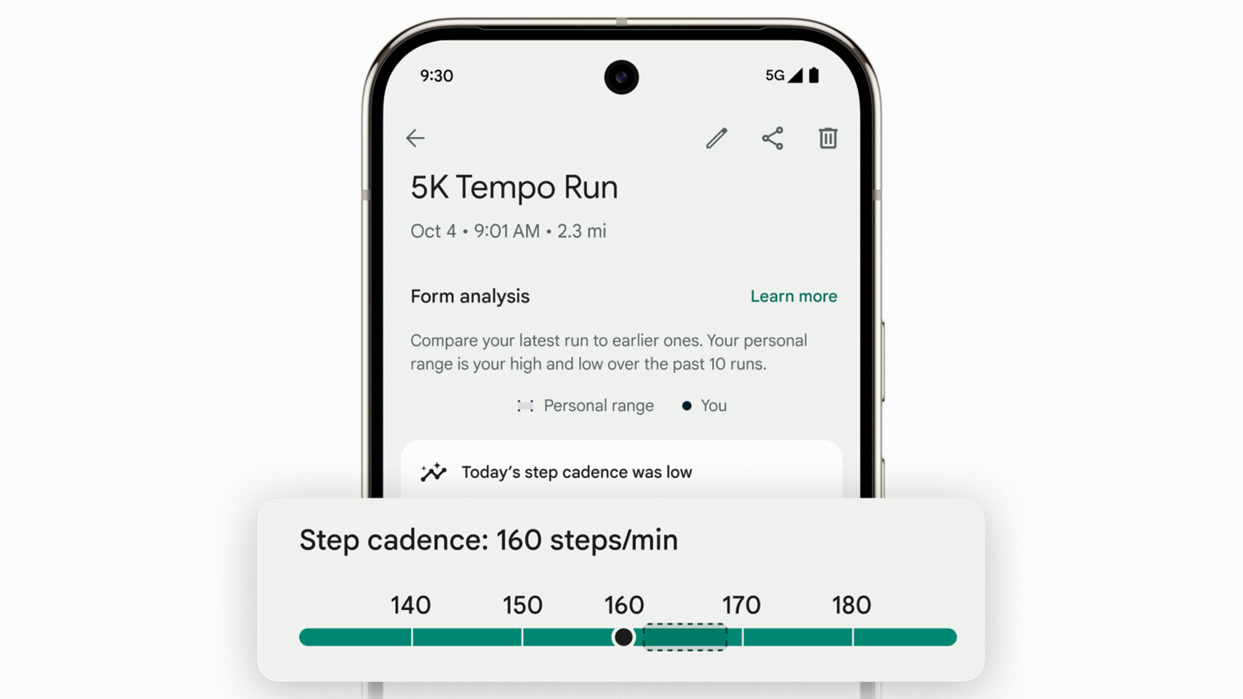 The Google Pixel Watch 3 offers runners advance workout analysis.