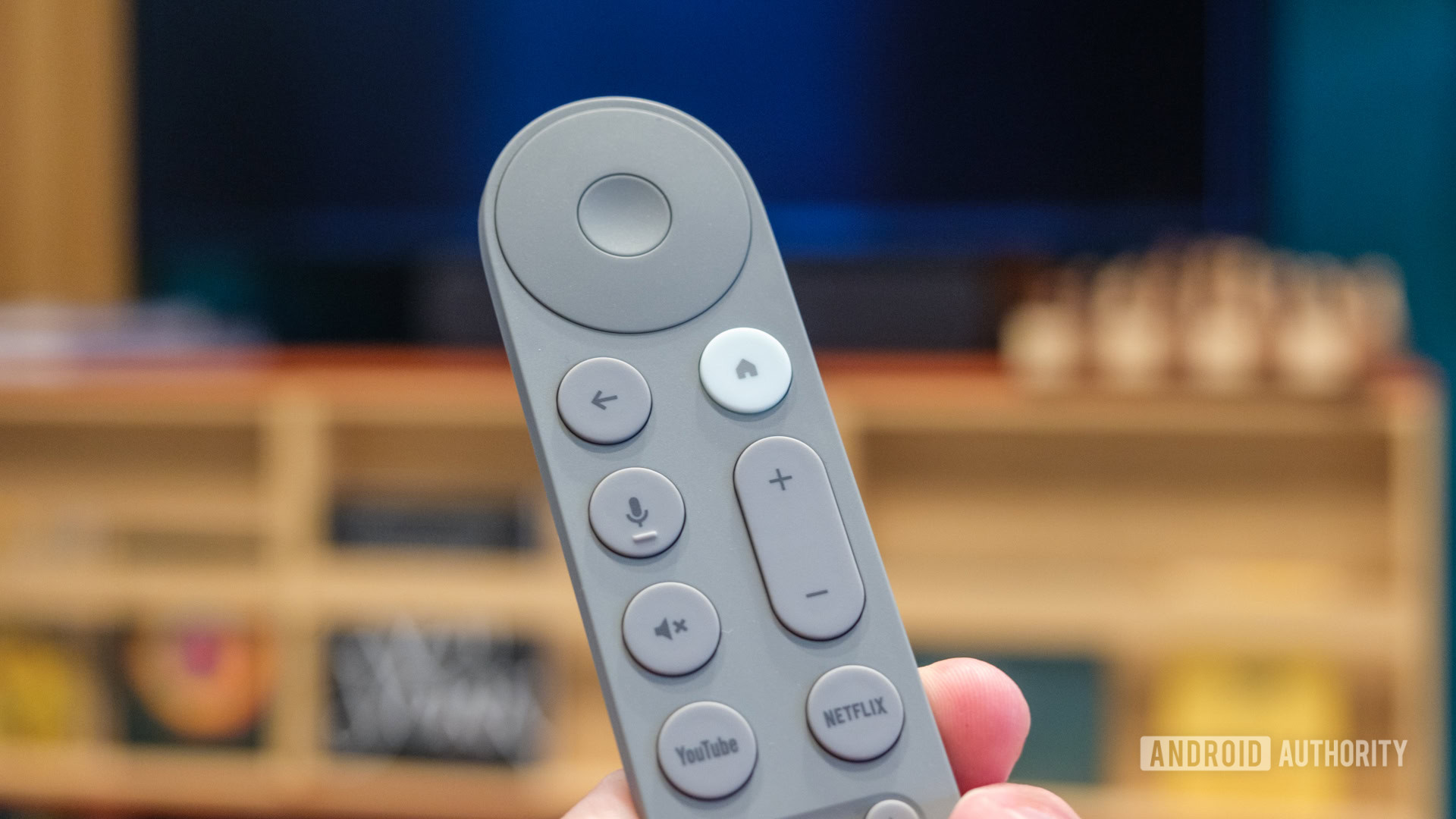 Google TV Streamer remote buttons close up