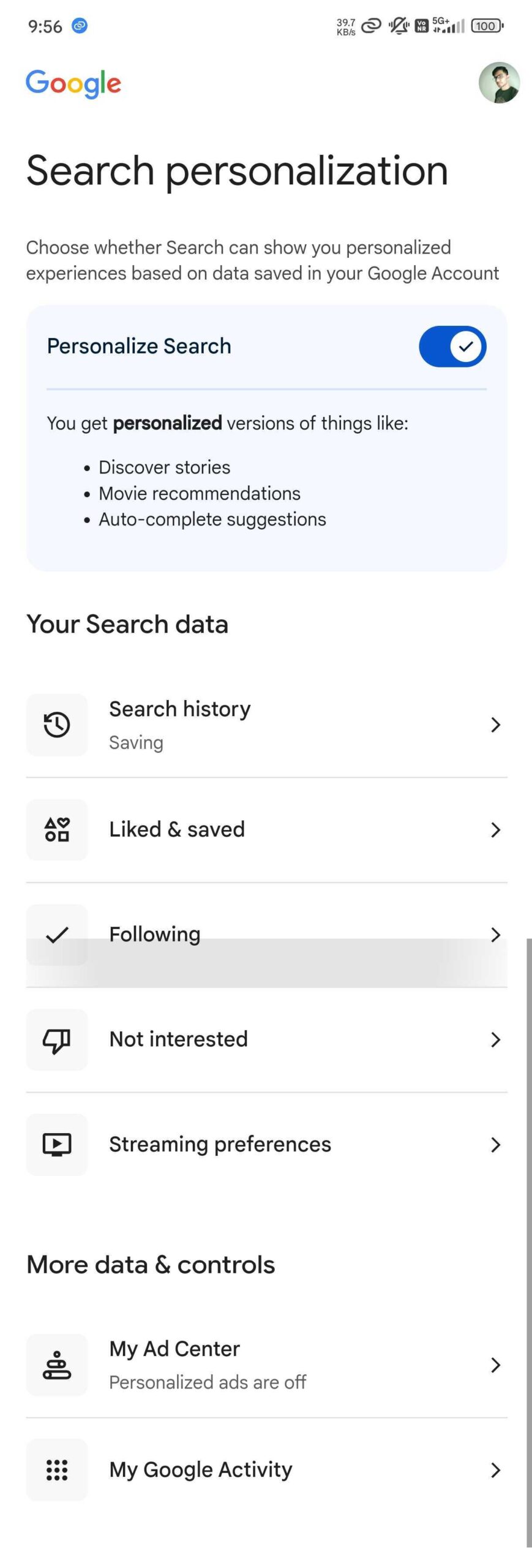 Google Search gives ‘Search Personalization’ a makeover (APK teardown)