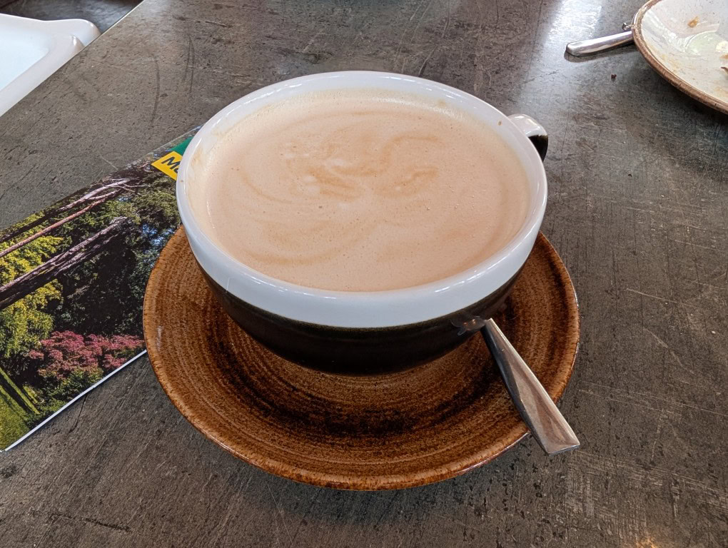 Pixel 9 camera sample coffee