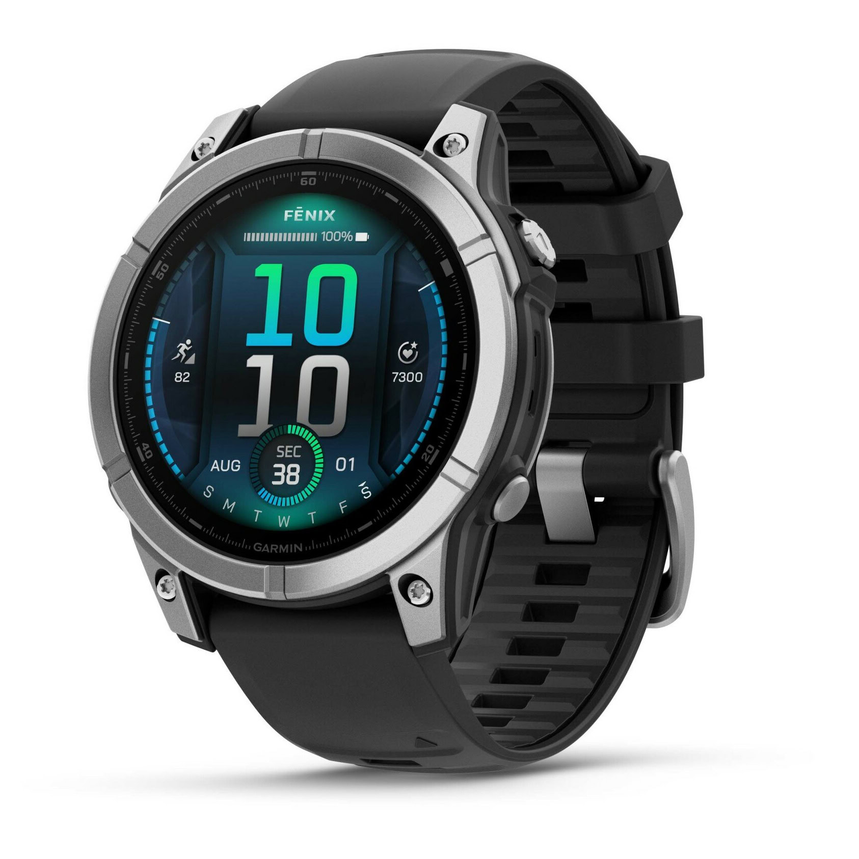 A leaked render of the Garmin Fenix E smartwatch