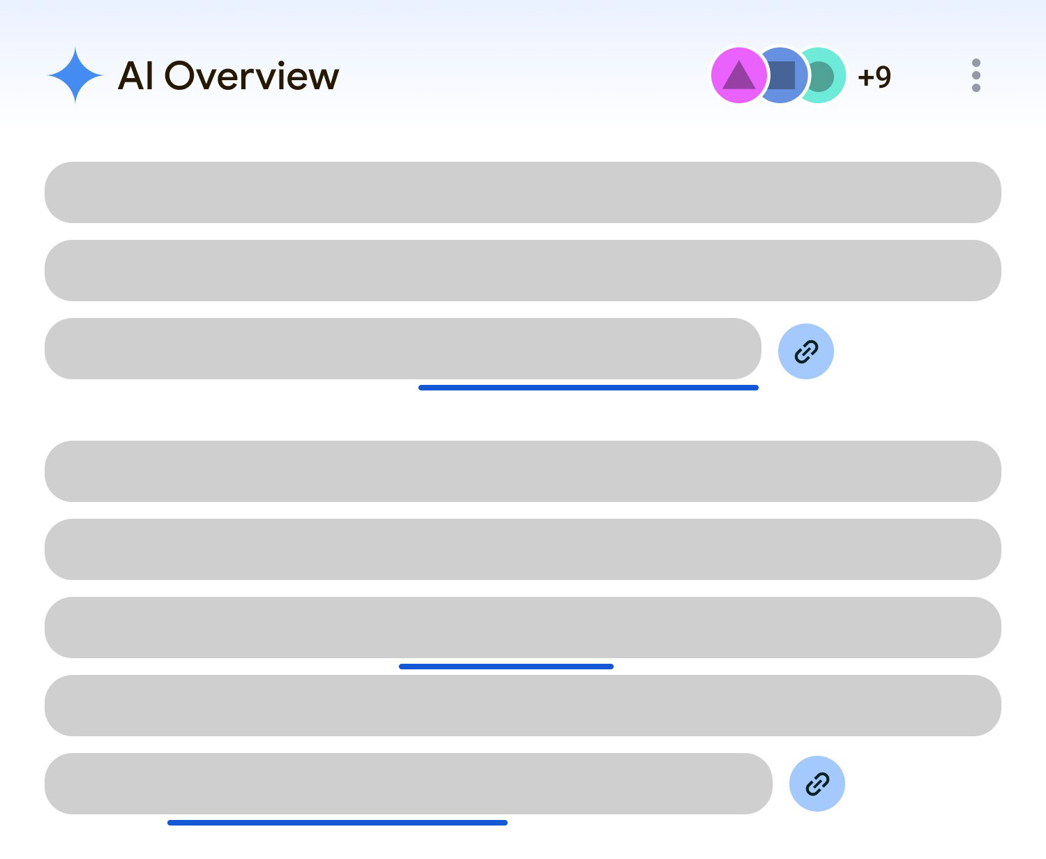 google aio links