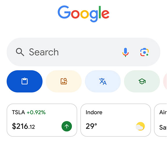 Google app’s colorful new icon shortcuts start hitting beta testers