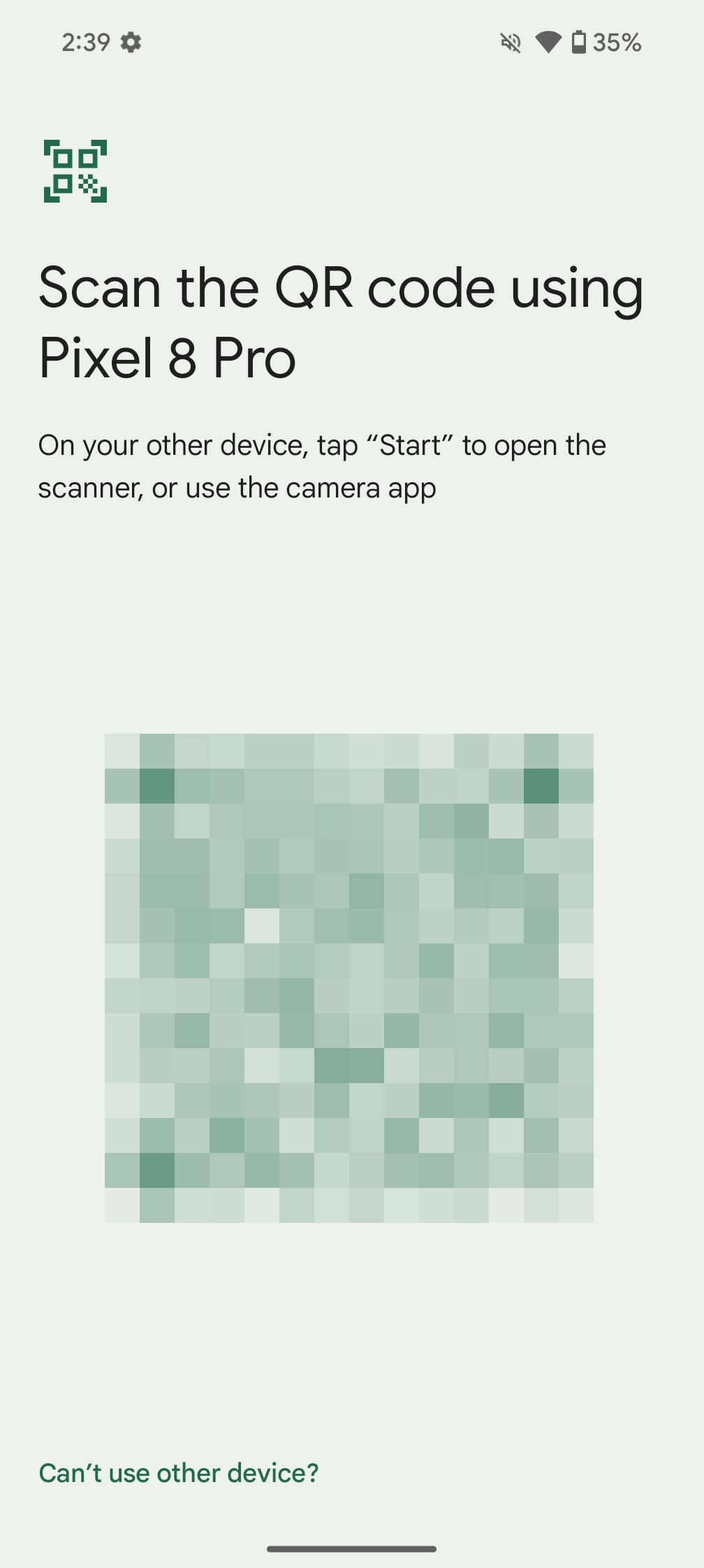 google pixel 9 pro screenshot 10a scan qr code