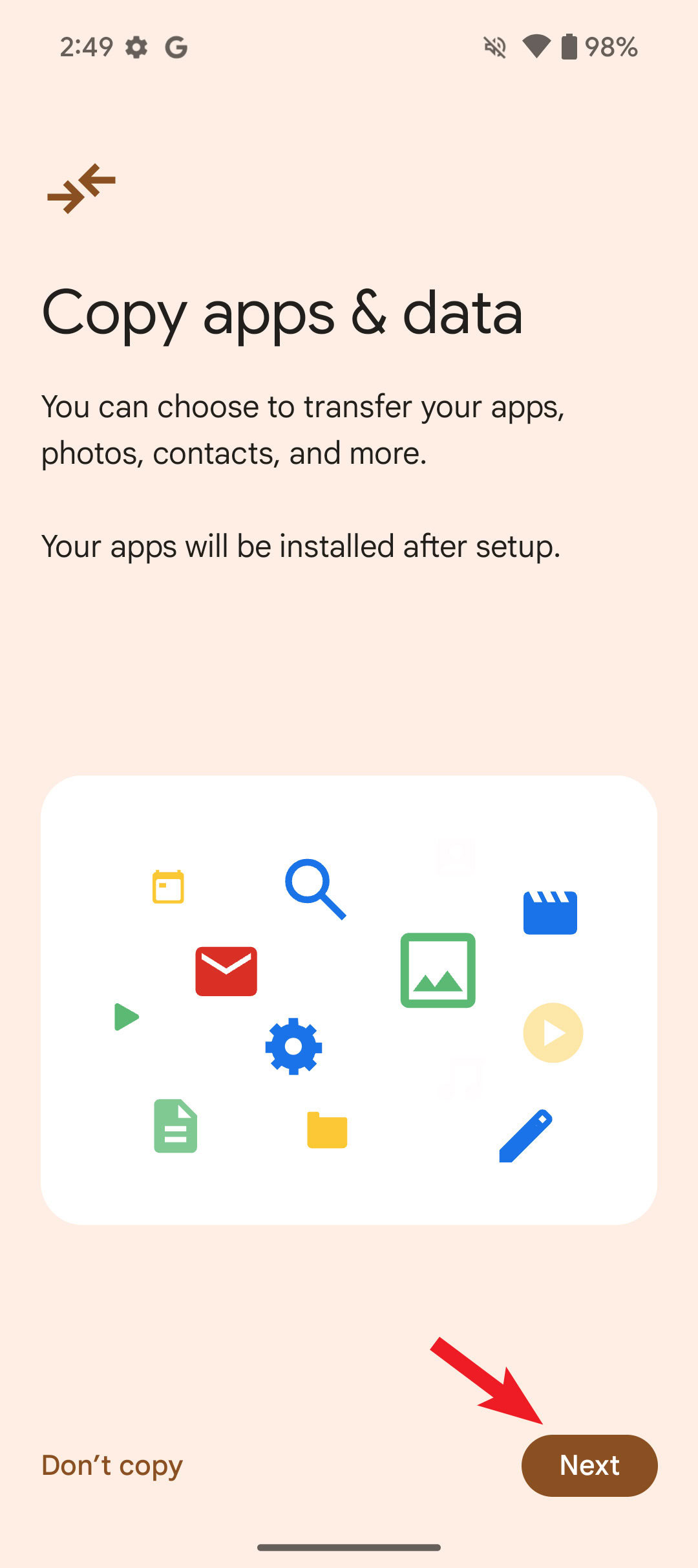 google pixel 9 screenshot 4a copy apps