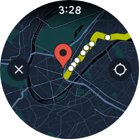 google pixel watch screenshot maps transit 3