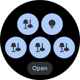 google pixel watch screenshot smart home favorites tile