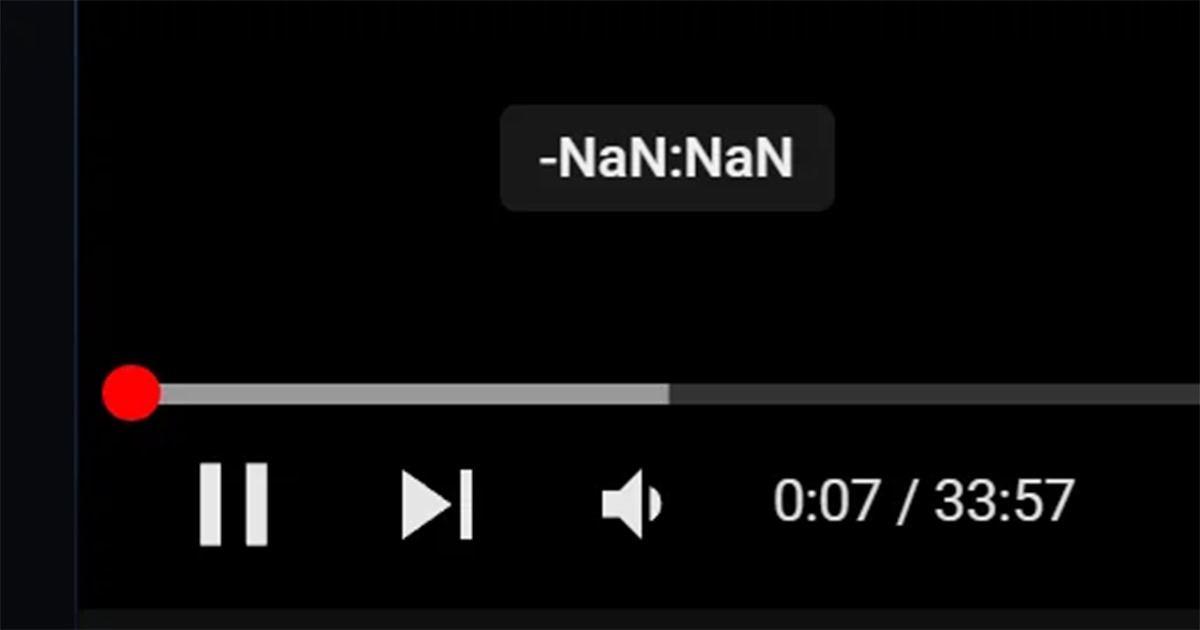 YouTube is glitching out — what to do if you’re stuck with NaN:NaN on your timeline