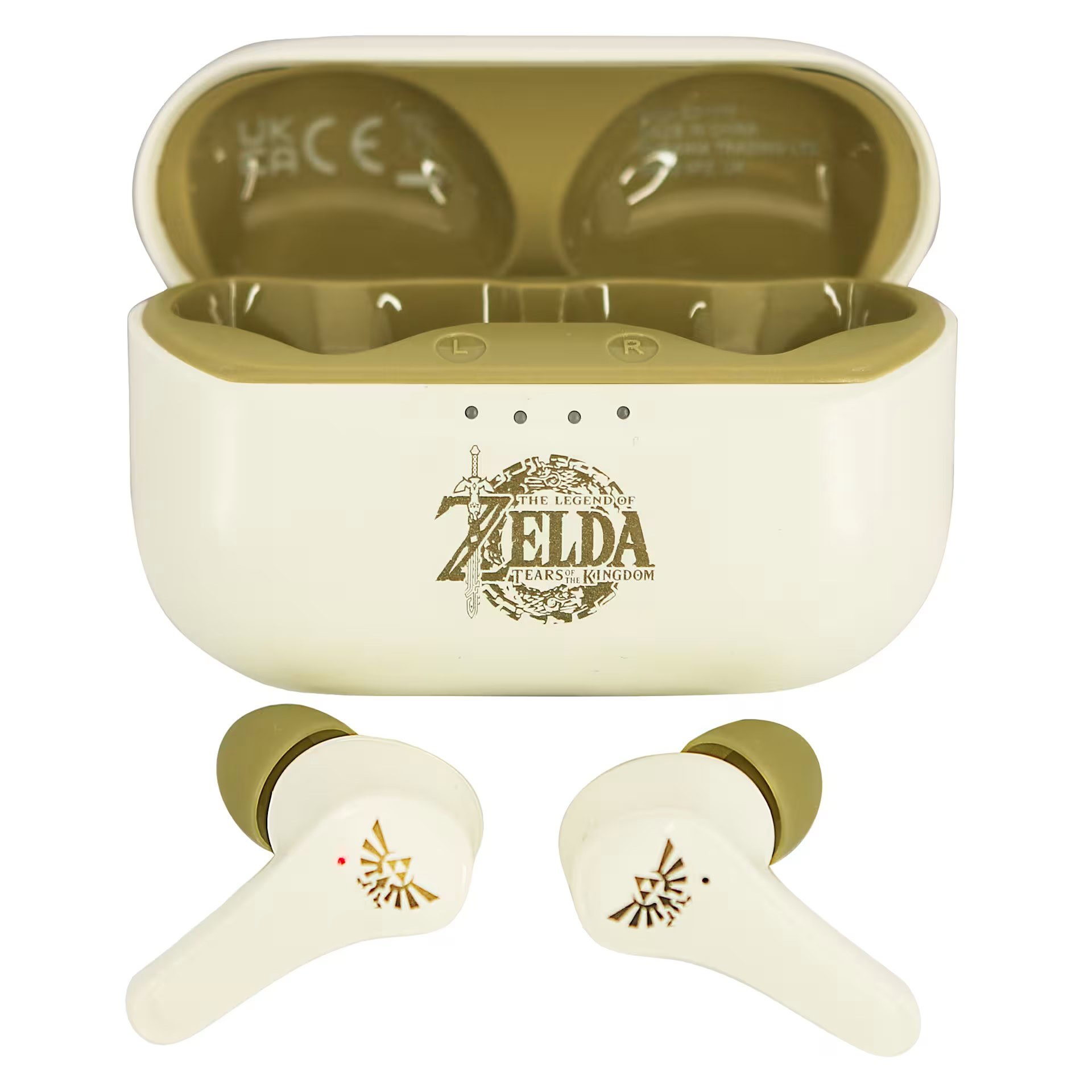 Nintendo's Zelda wireless earbuds in white