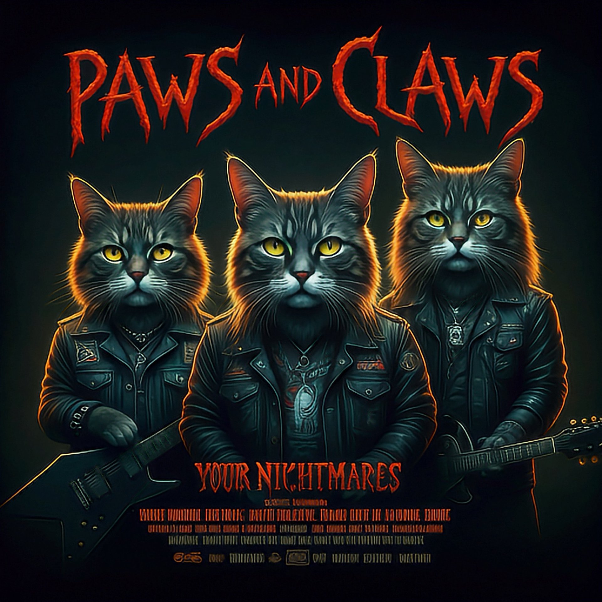 pixel studio cat band paws and claws