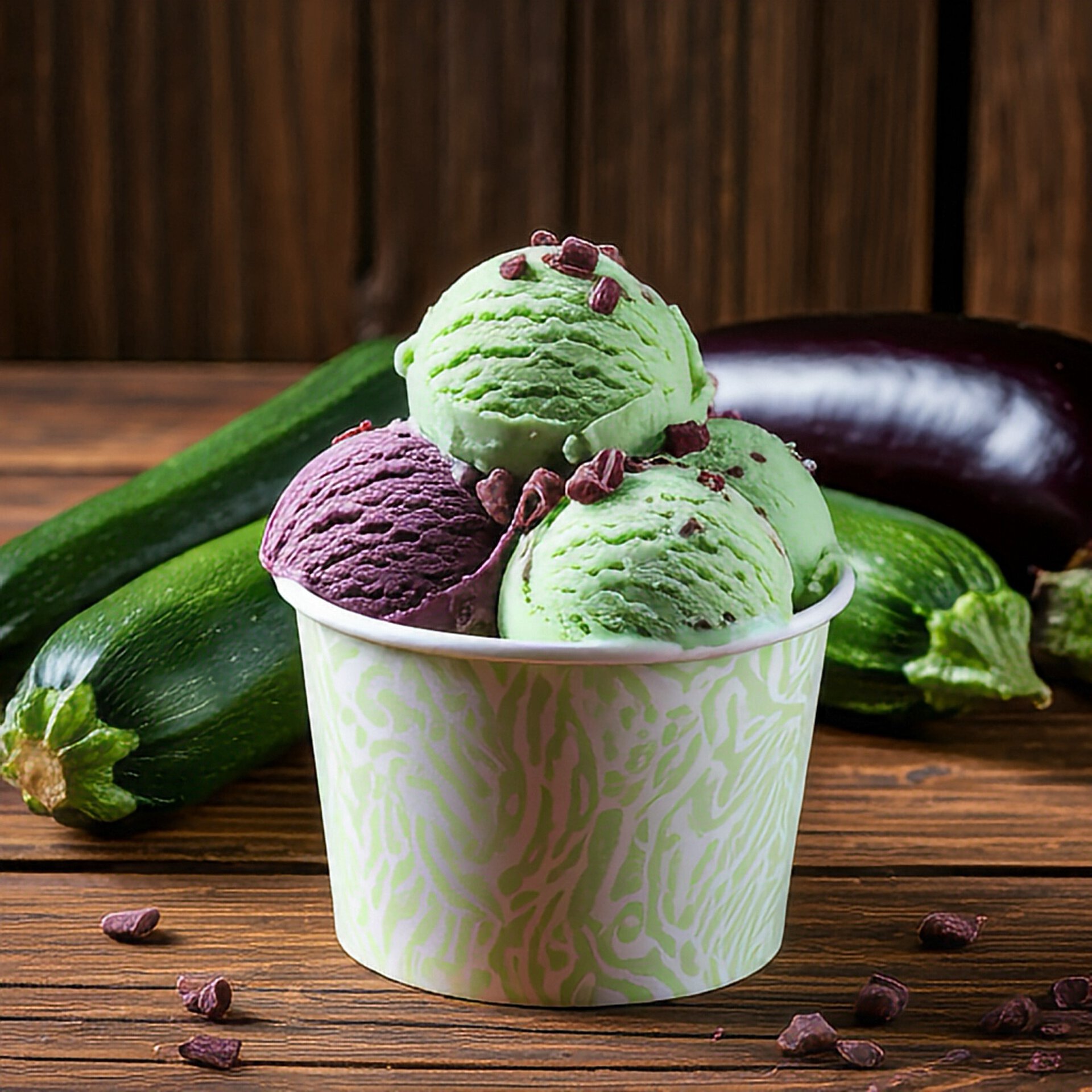 pixel studio zucchini eggplant ice cream