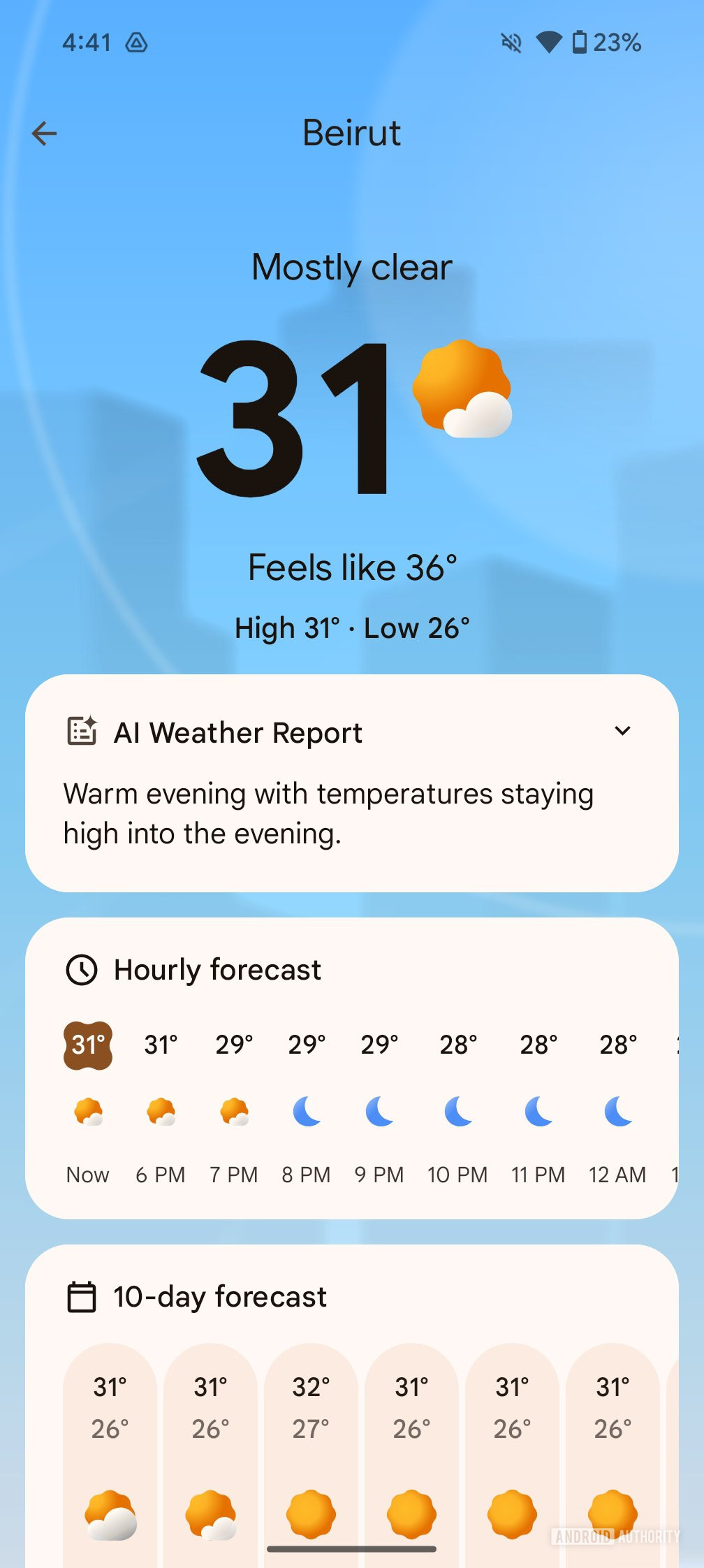 pixel weather app day forecast 1 convert