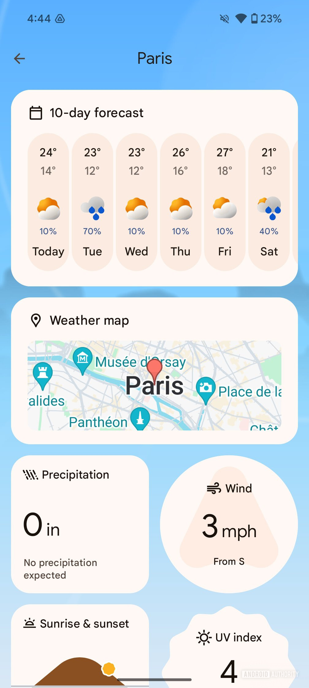 Карта погоды — лучшая функция Pixel Weather, и благодаря ей новое приложение стоит ожидания.