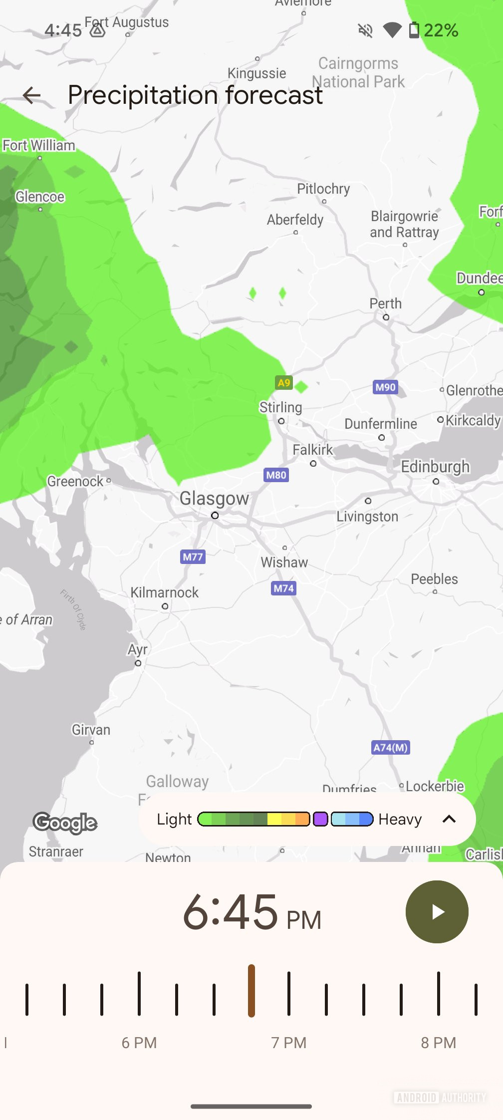 Карта погоды — лучшая функция Pixel Weather, и благодаря ей новое приложение стоит ожидания.