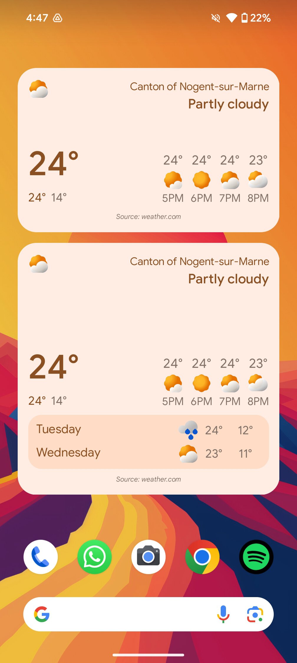 pixel weather app widgets 2 convert