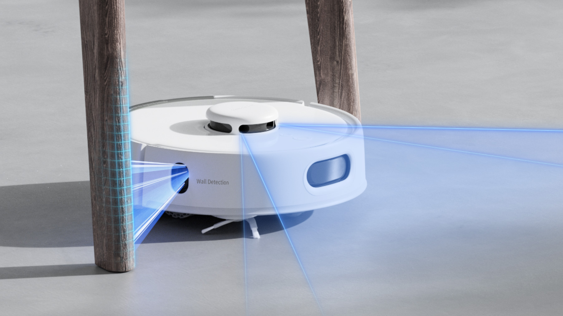 SwitchBot K10+ Pro robot vacuum avoiding obstacles