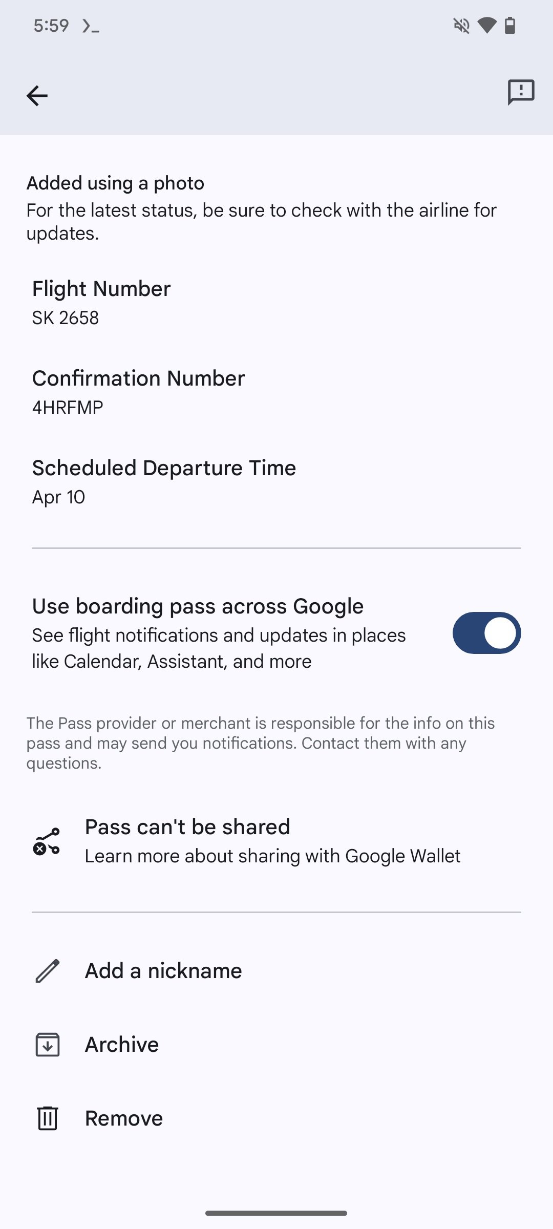 Google Wallet possibly preparing support for transit pass nicknames