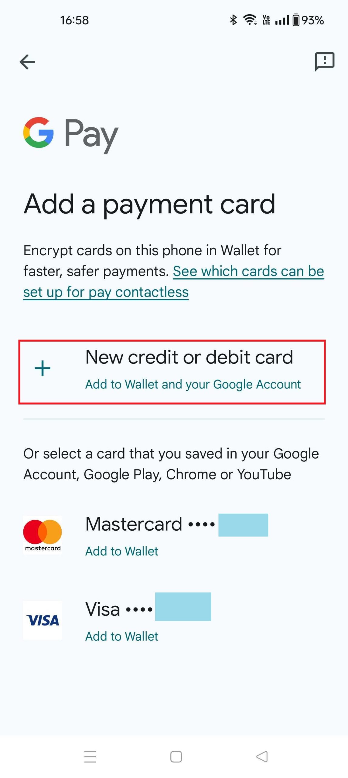 Add Card Google Wallet 3