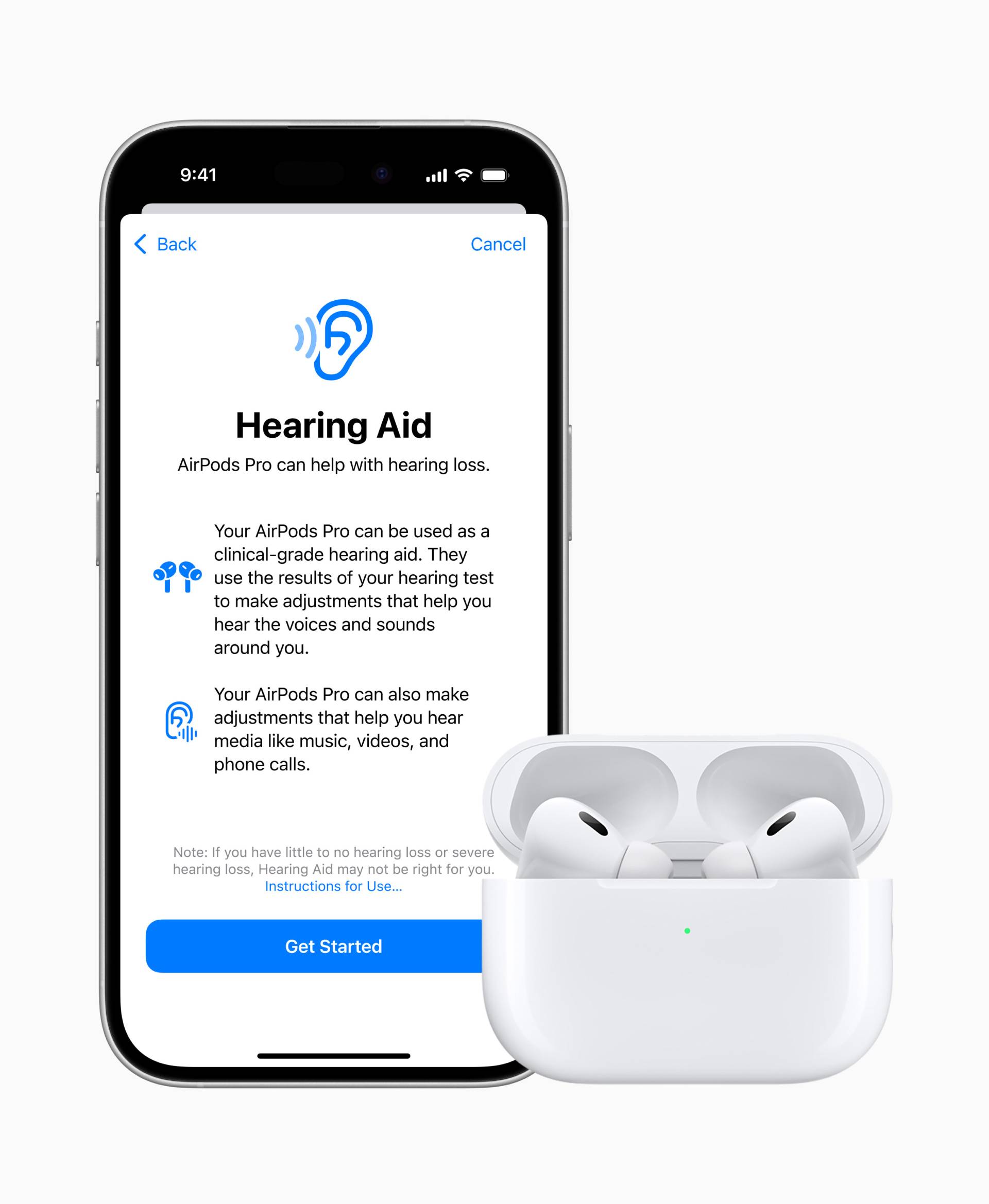 Apple AirPods Pro 2 только что получила одобрение FDA на использование в качестве слуховых аппаратов