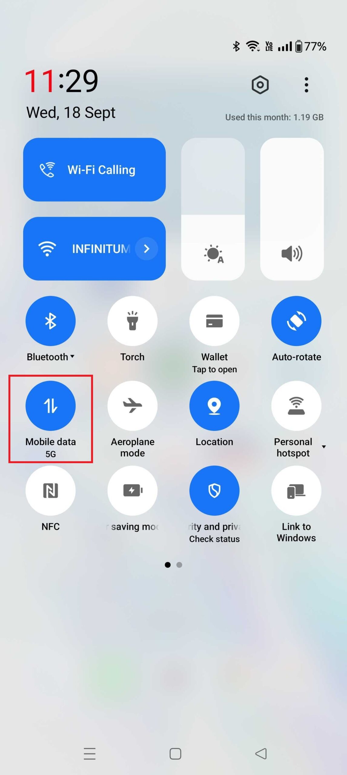 Android Quick Settings Shortcut 1