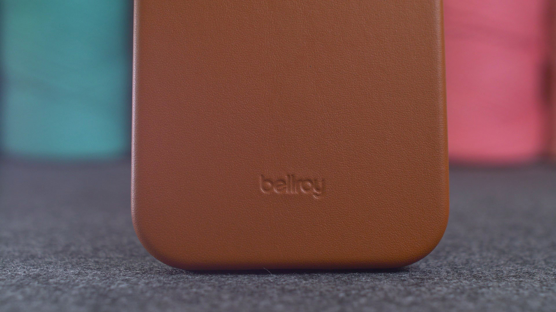 Bellroy Leather case for Google Pixel 9 logo