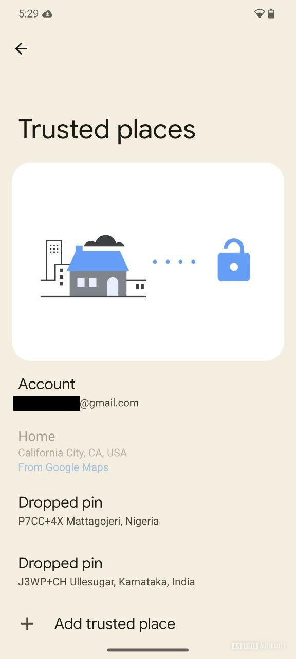 Google could soon make it easier to manage Trusted places for Extend Unlock (APK teardown)