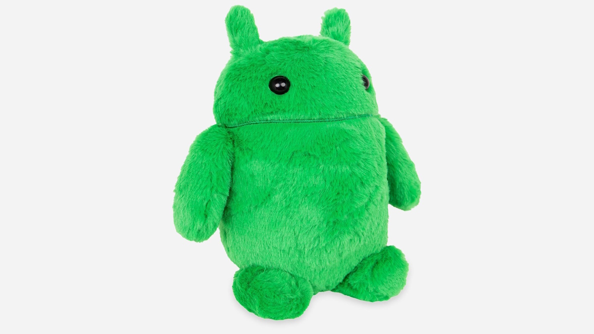 Google Android classic bugdroid plushie