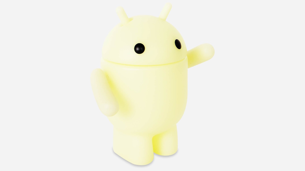 Google Android glow in the dark bugdroid 1