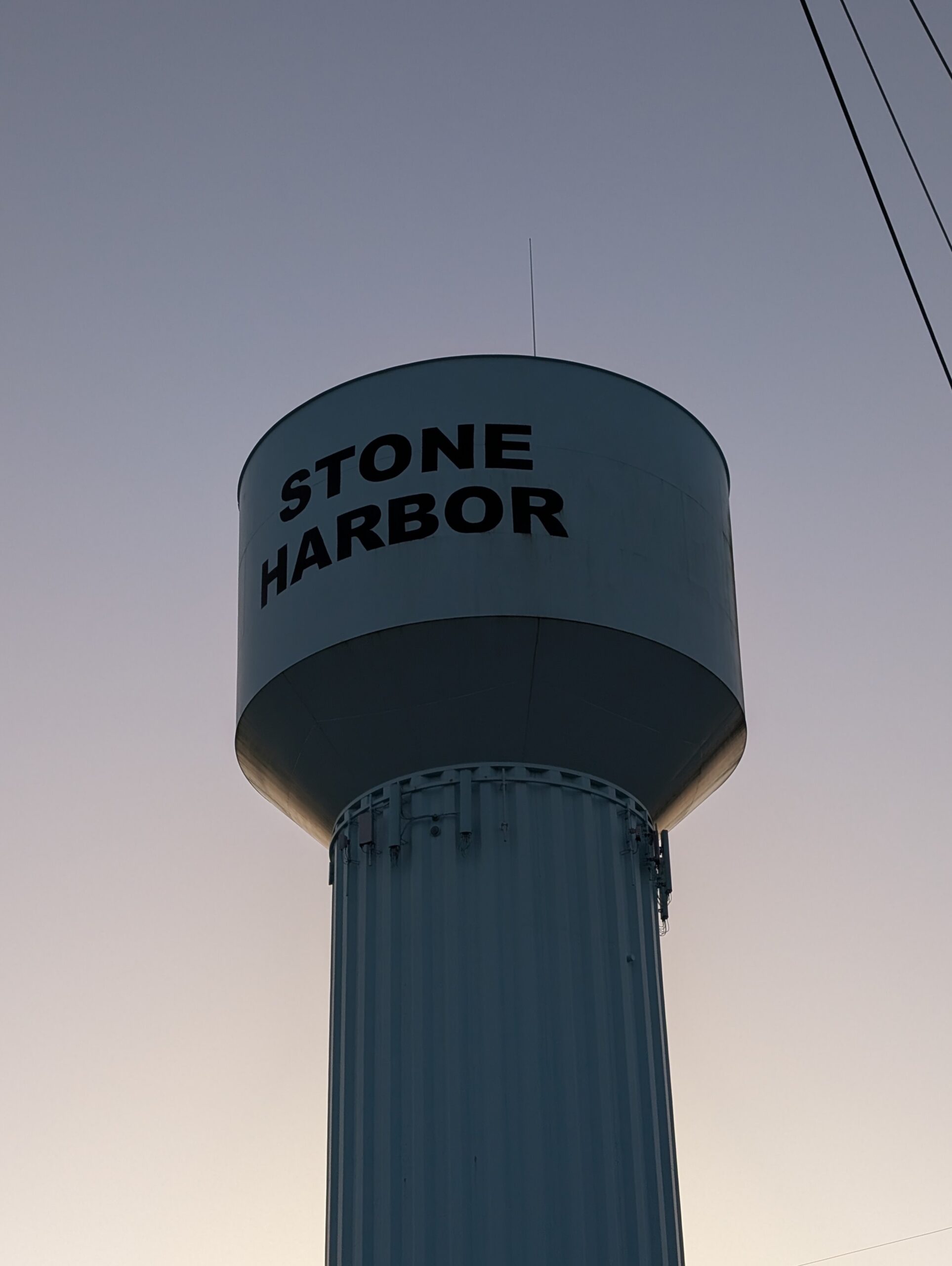 Google Pixel 9 Pro water tower low light